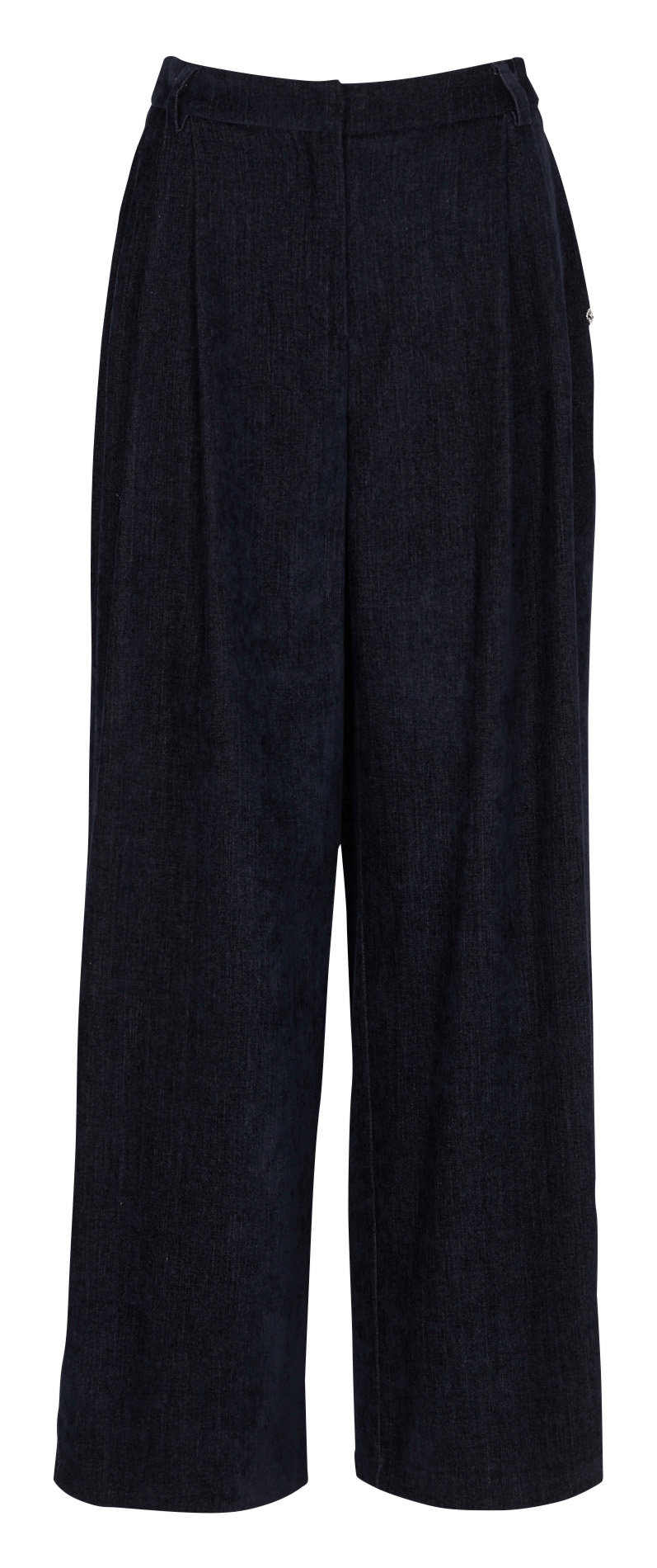 High-waisted wide-leg pants PLEASE Blue