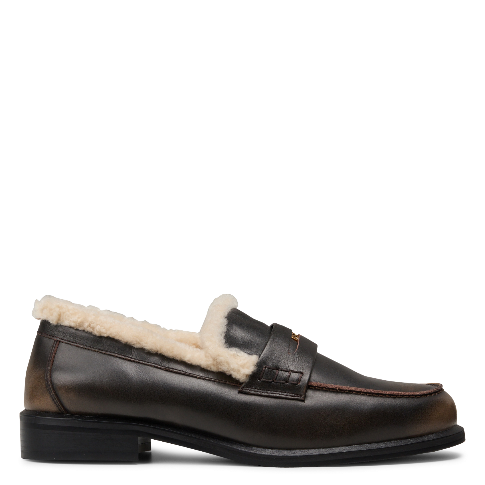 Mocassins en cuir TORAL Marron