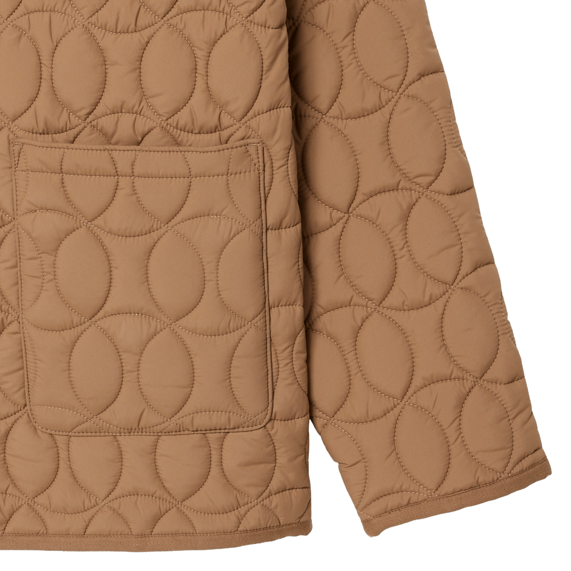 Veste ample matelassée LACOSTE Marron