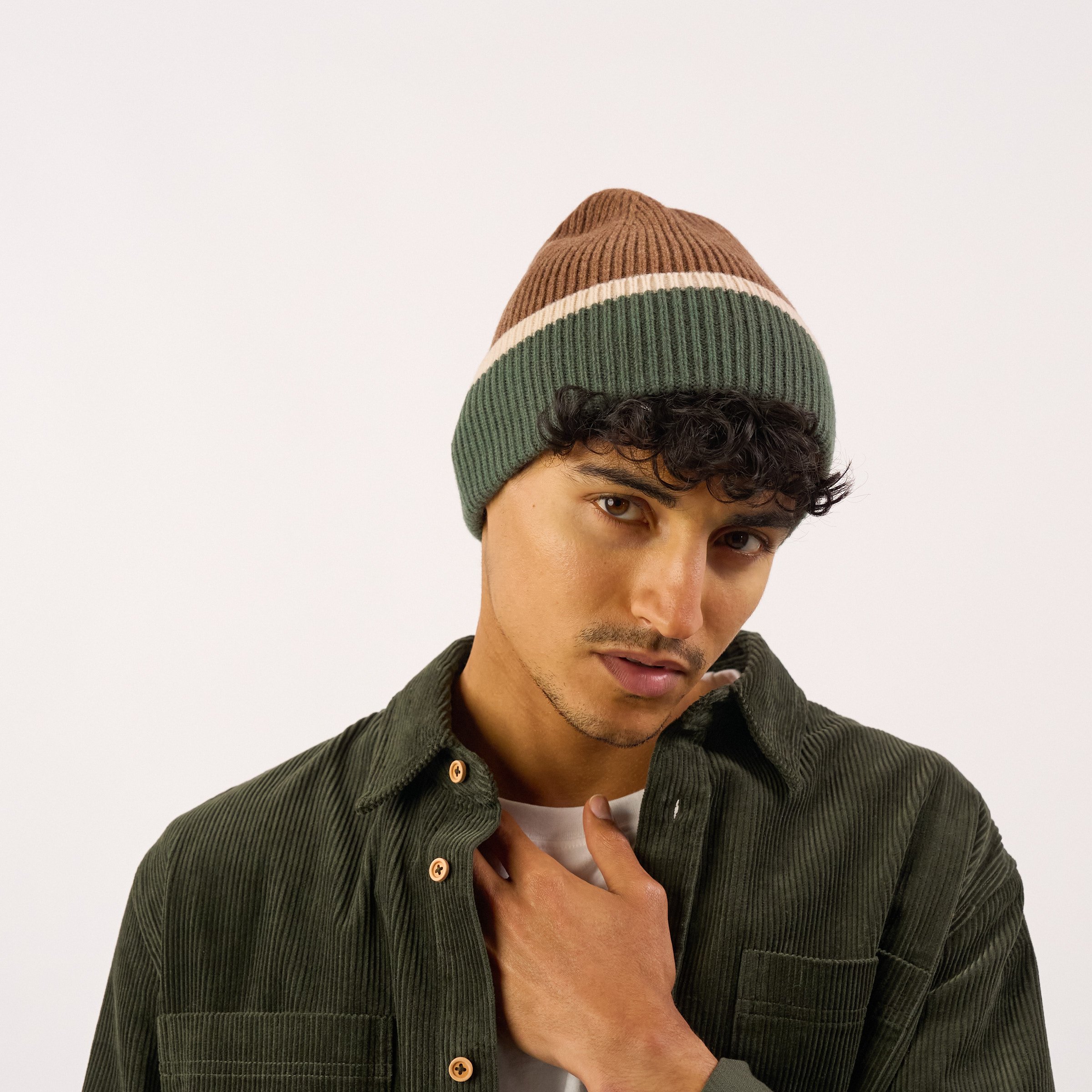 Wool hat BILLYBELT Brown