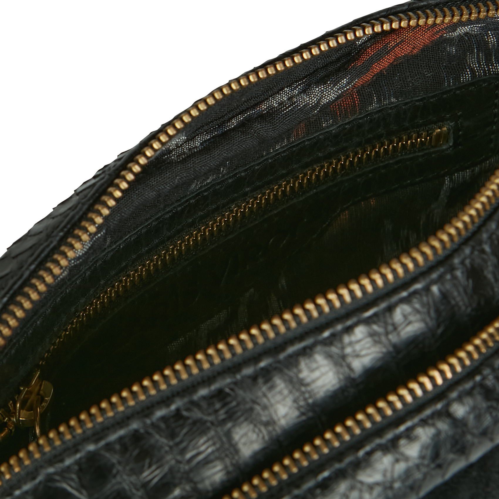 Sac bandoulière en python CLARIS VIROT Noir