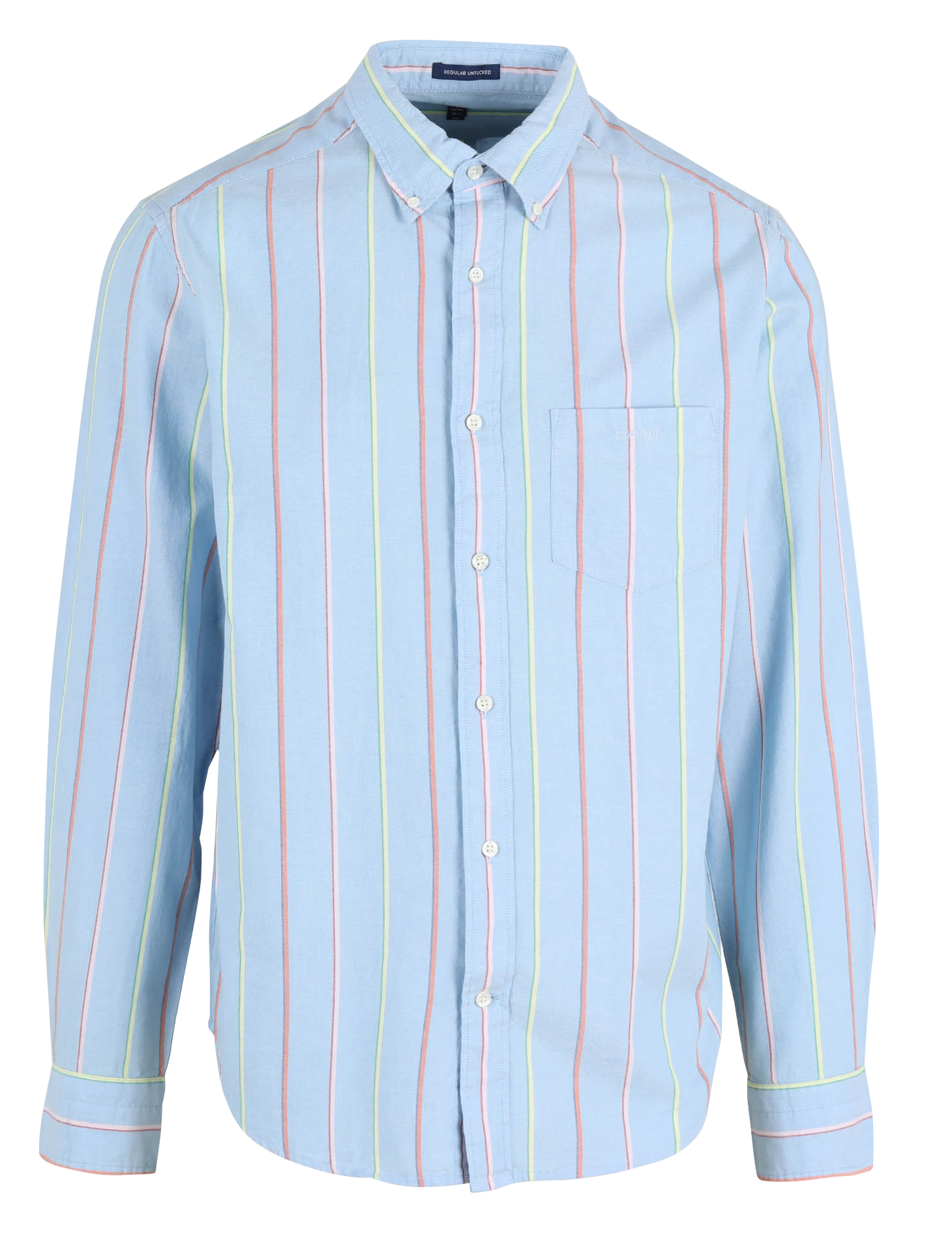 Regular-fit striped cotton shirt with button-down collar GANT
