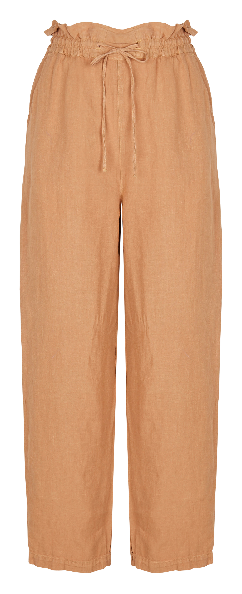 Karottenhose aus Leinen THE NEW SOCIETY Braun