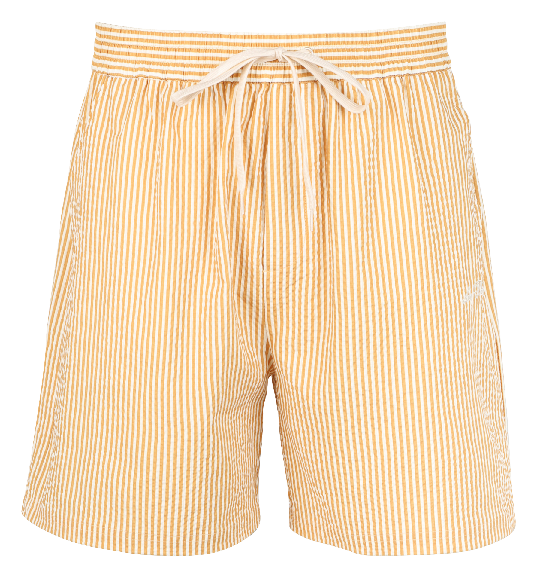 Gestreifte Badeshorts LES DEUX Gelb