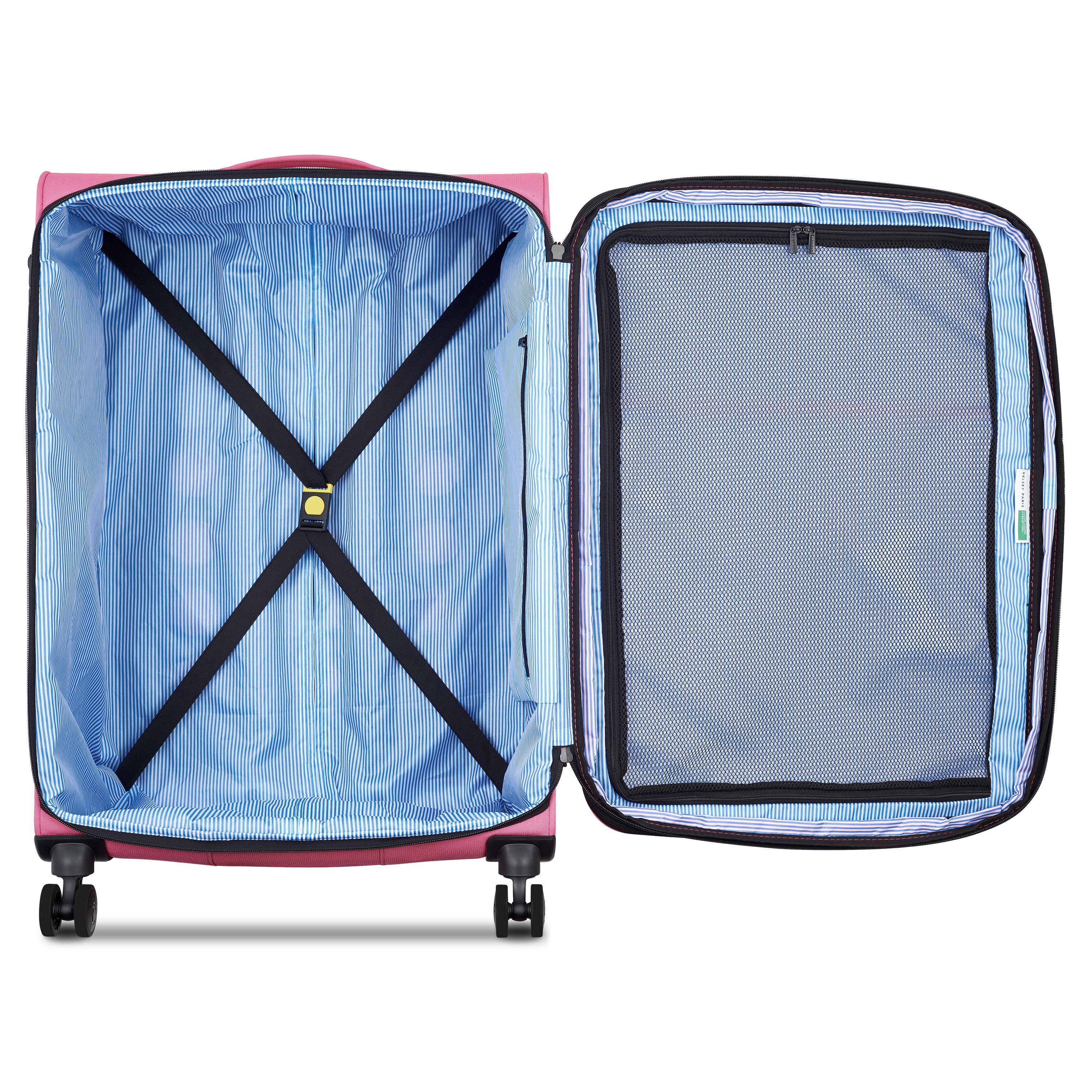 Soft cabin suitcase DELSEY PARIS Pink