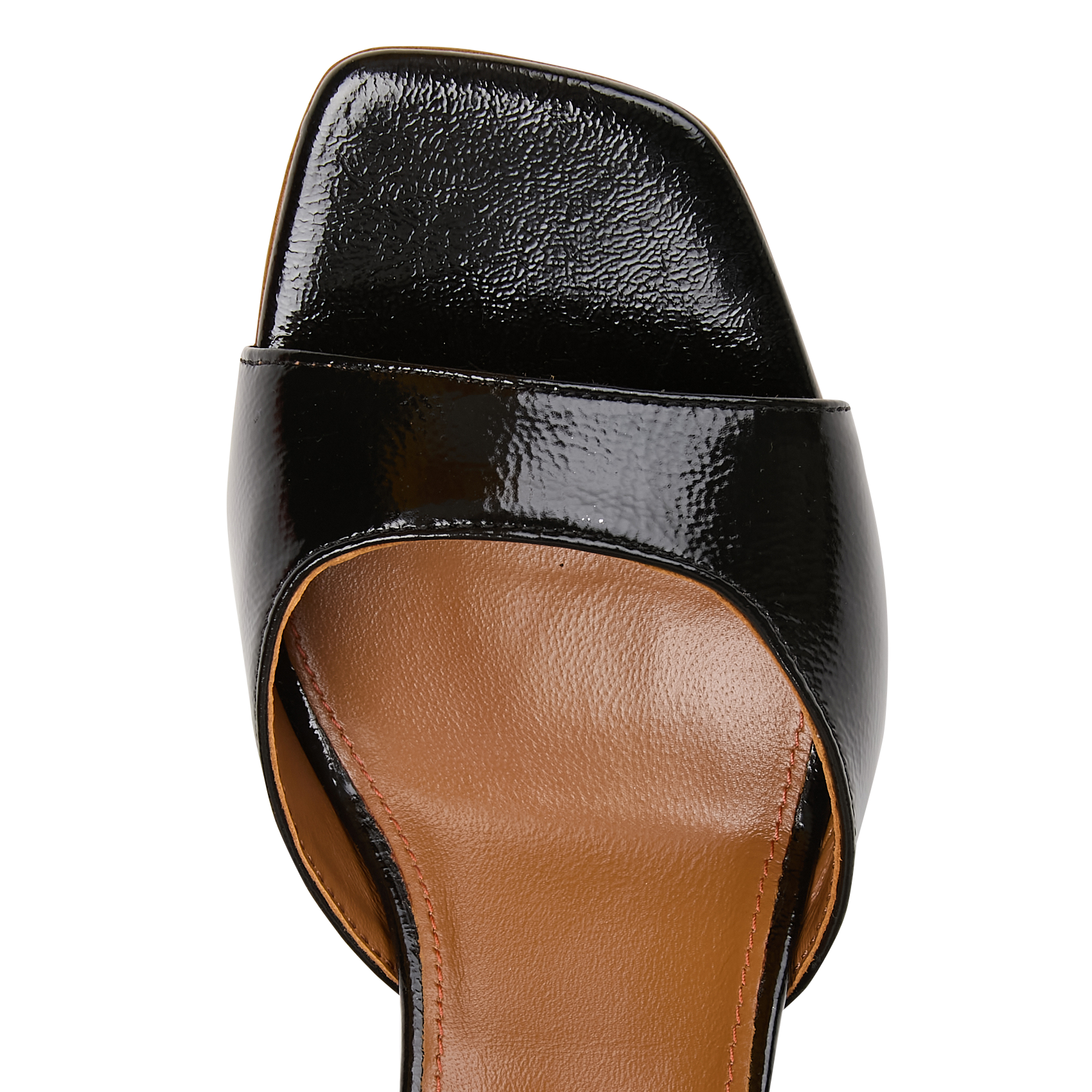 Mules à talons en cuir vernis JB MARTIN Noir