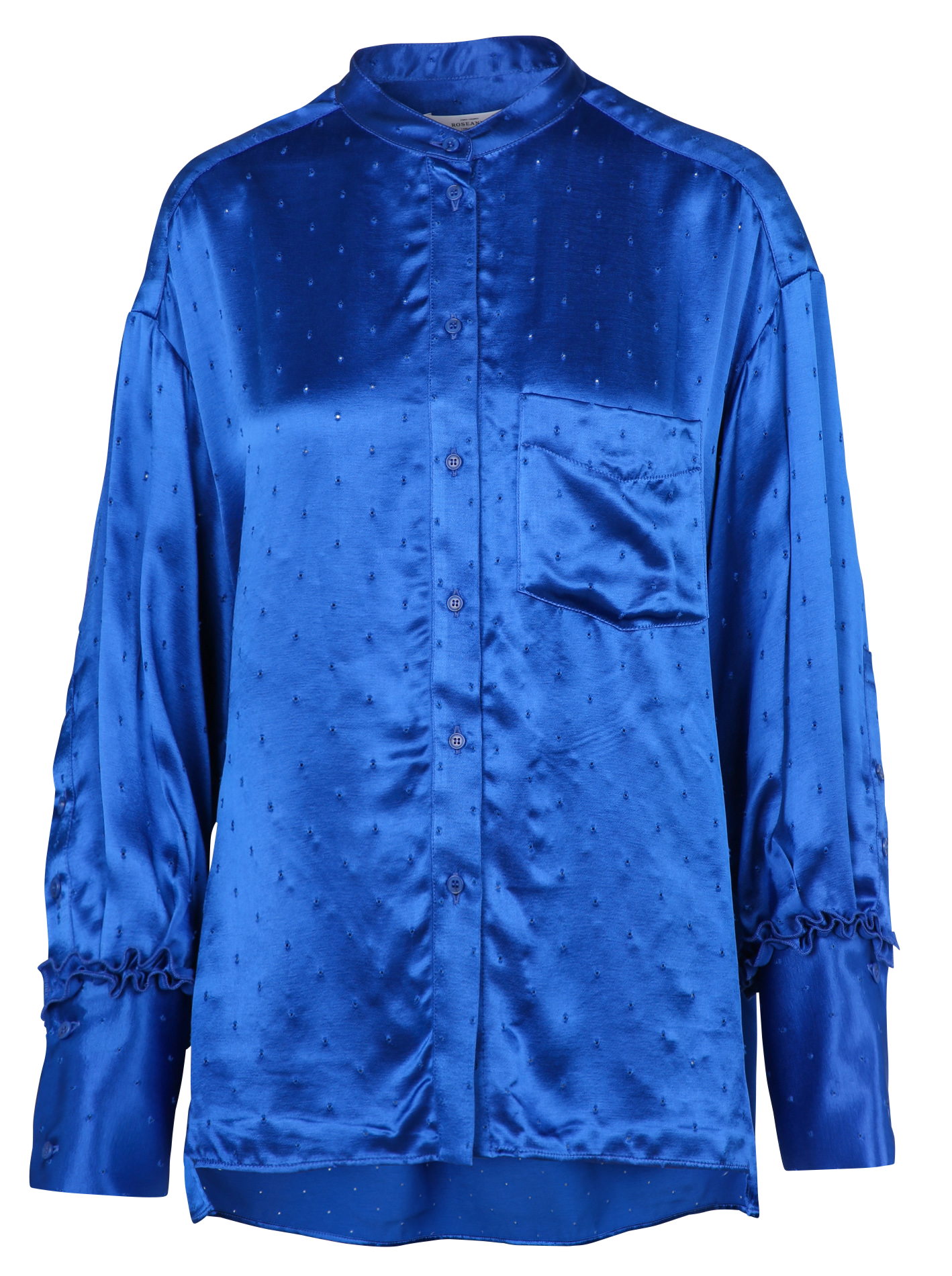 Chemise oversize col mao ROSEANNA Bleu