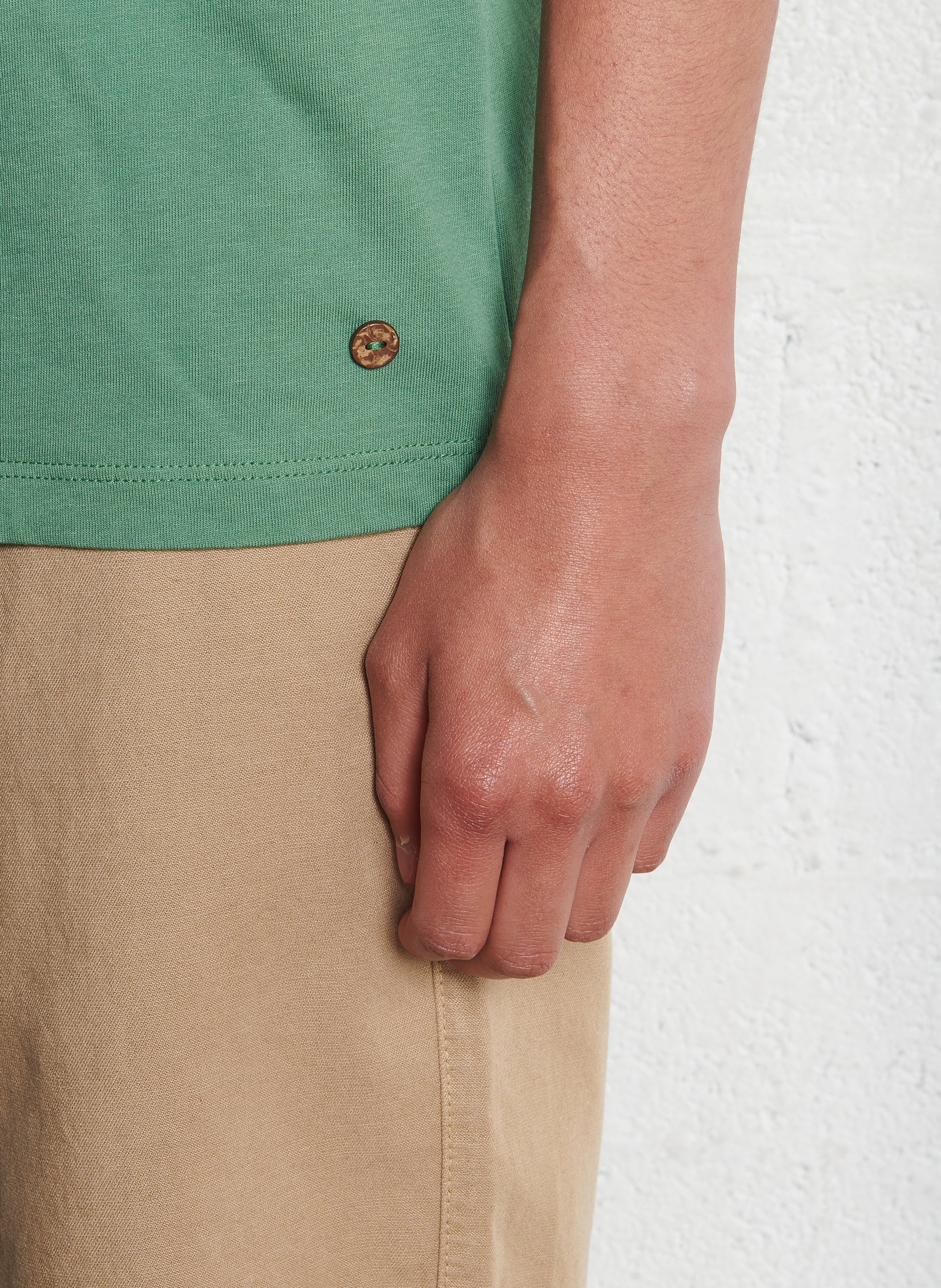 Gerad geschnittene Shorts FAGUO Beige