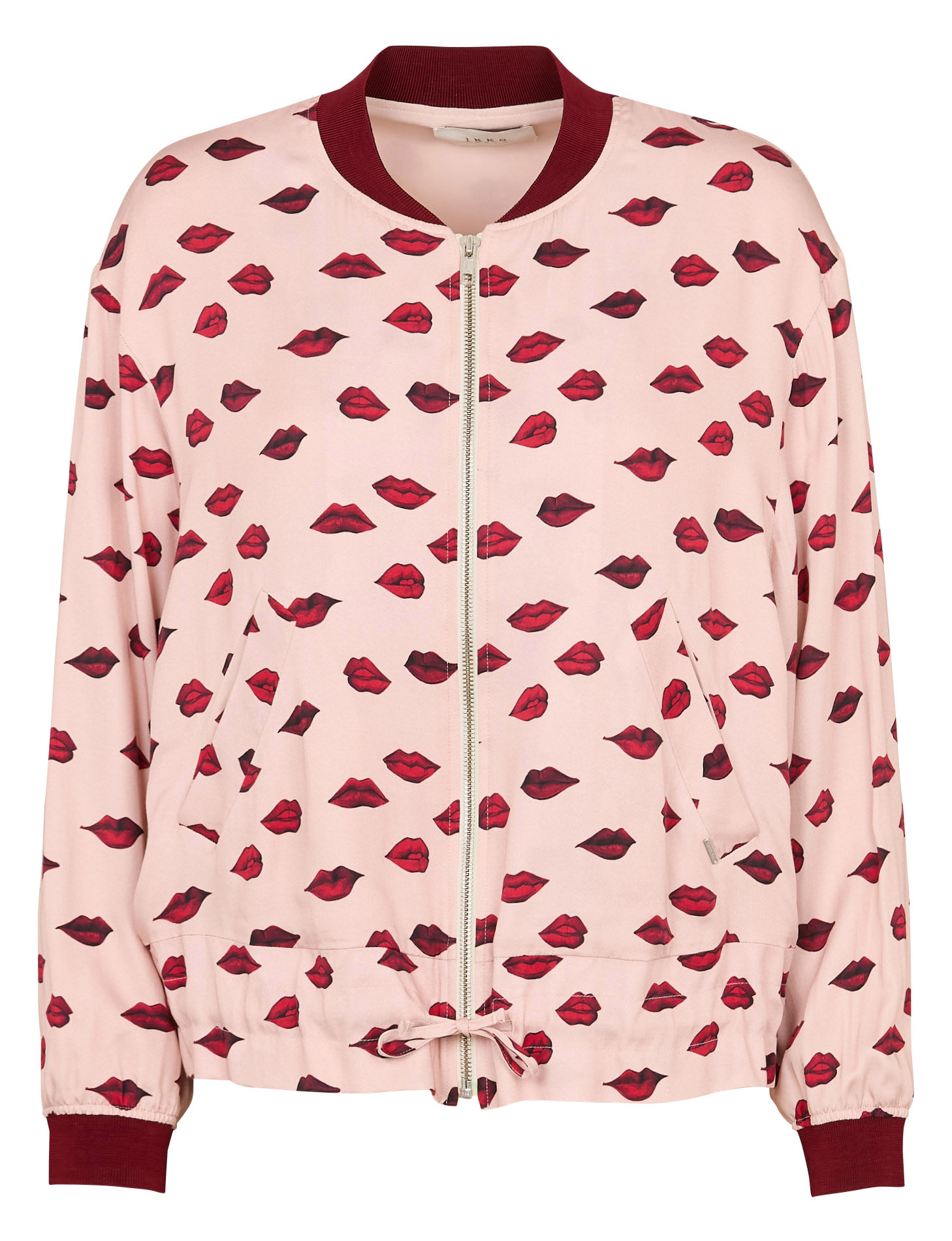 Printed straight jacket IKKS Pink
