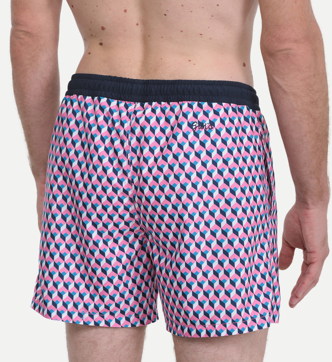 Swim shorts - candy rubik GILI'S Pink