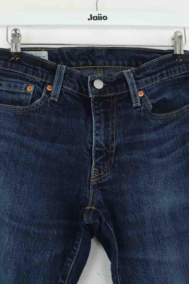 Cotton straight jeans LEVI'S - Seconde main Blue