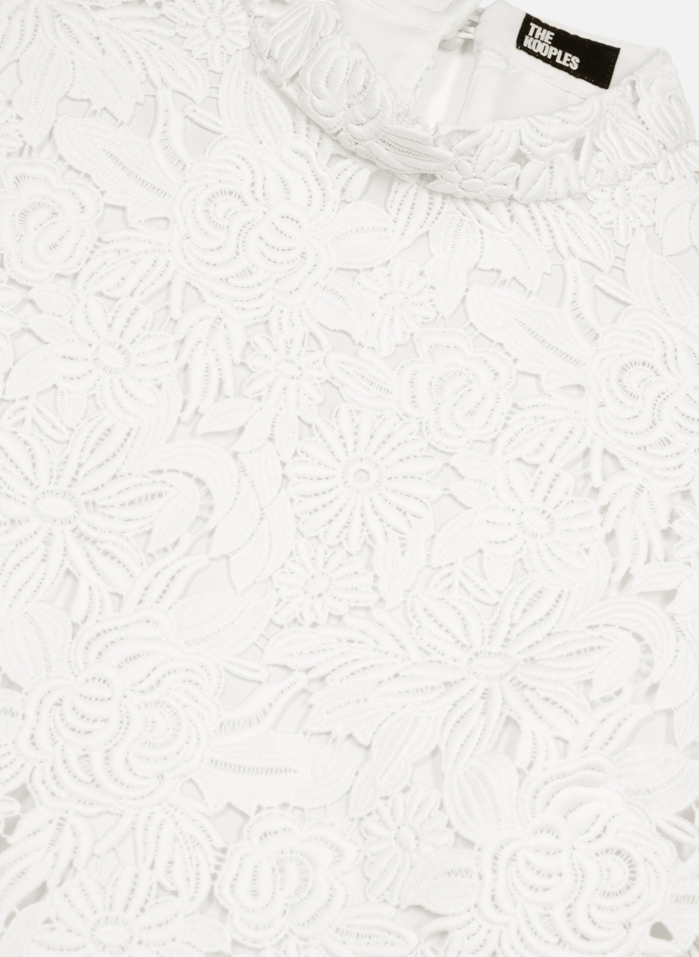 Top in floral lace THE KOOPLES Beige