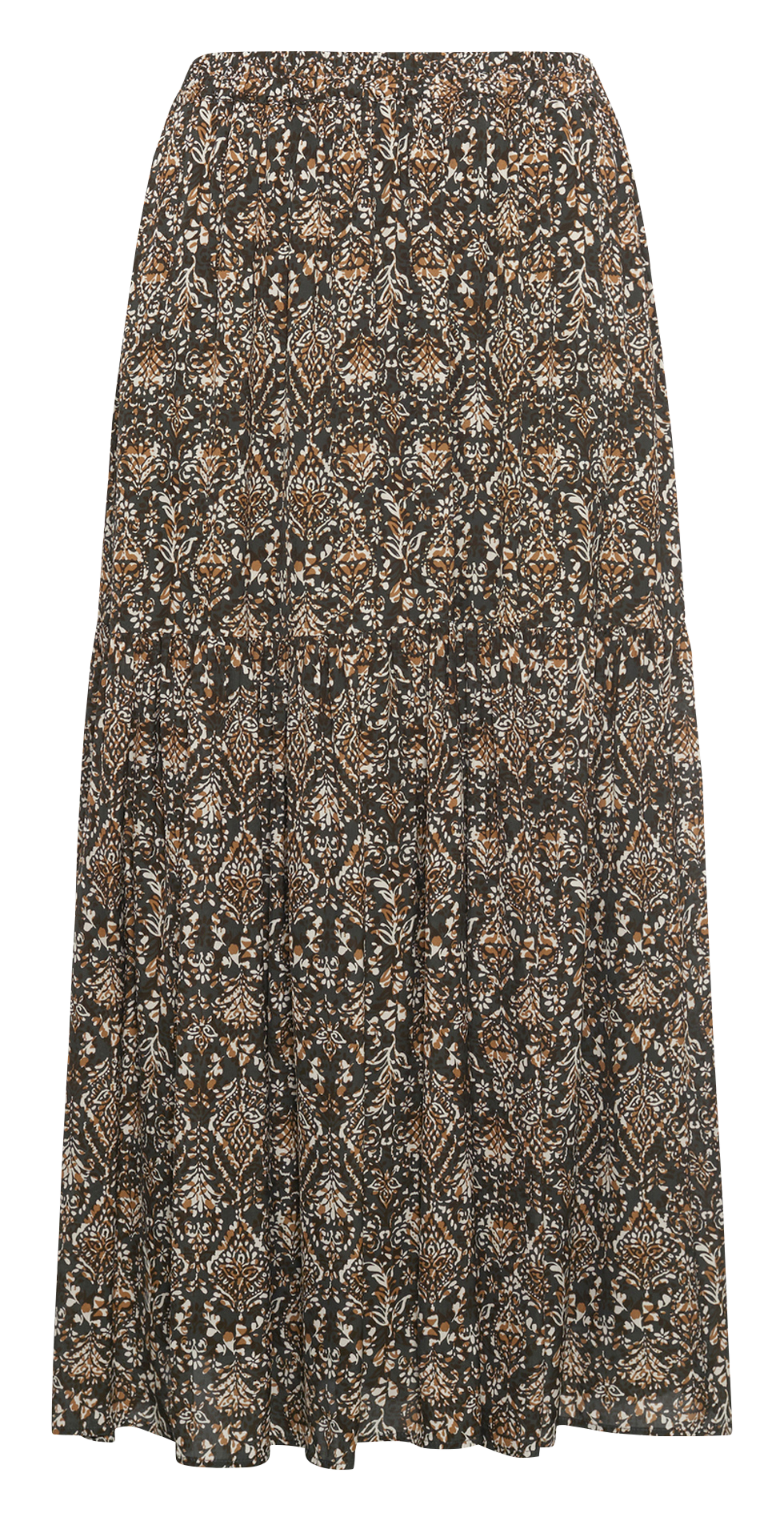 Jupe évasée imprimée GERARD DAREL Kaki