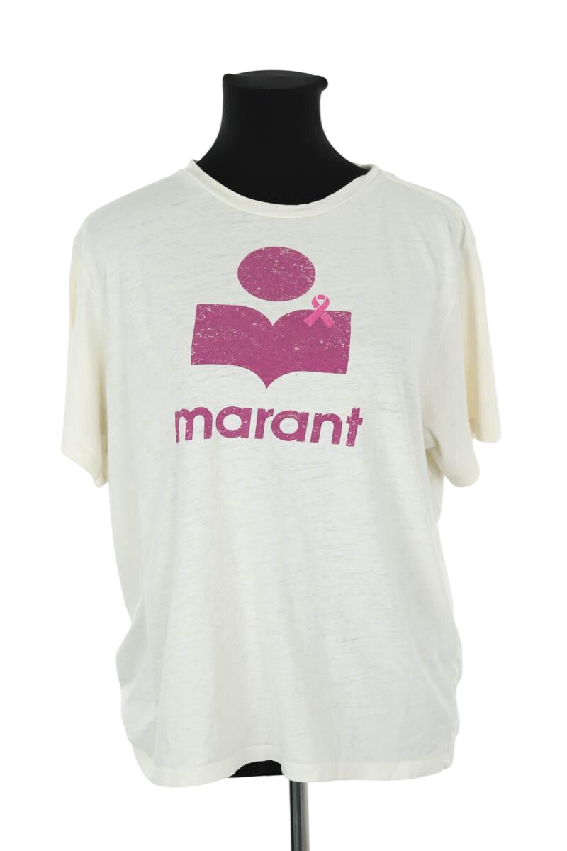 Cotton T-shirt ISABEL MARANT - Seconde Main Beige