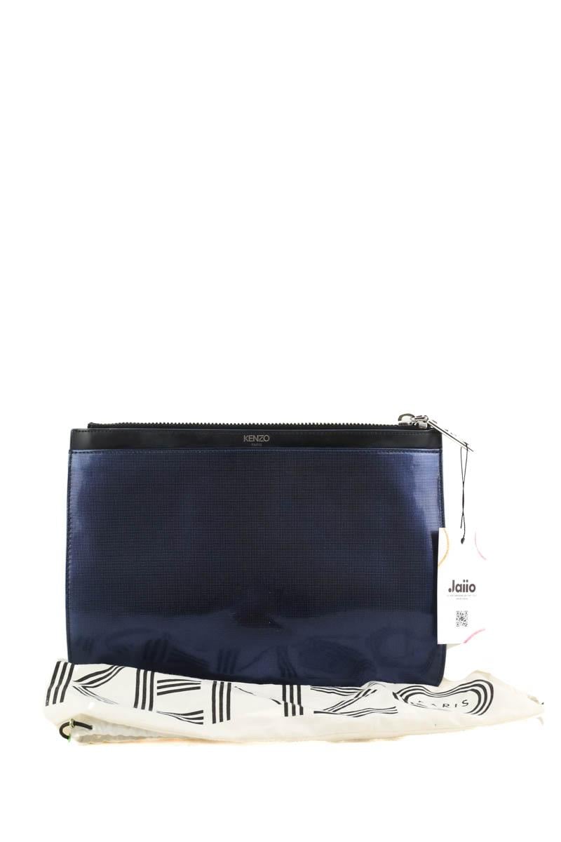 Leather bag KENZO - SECONDE MAIN Blue