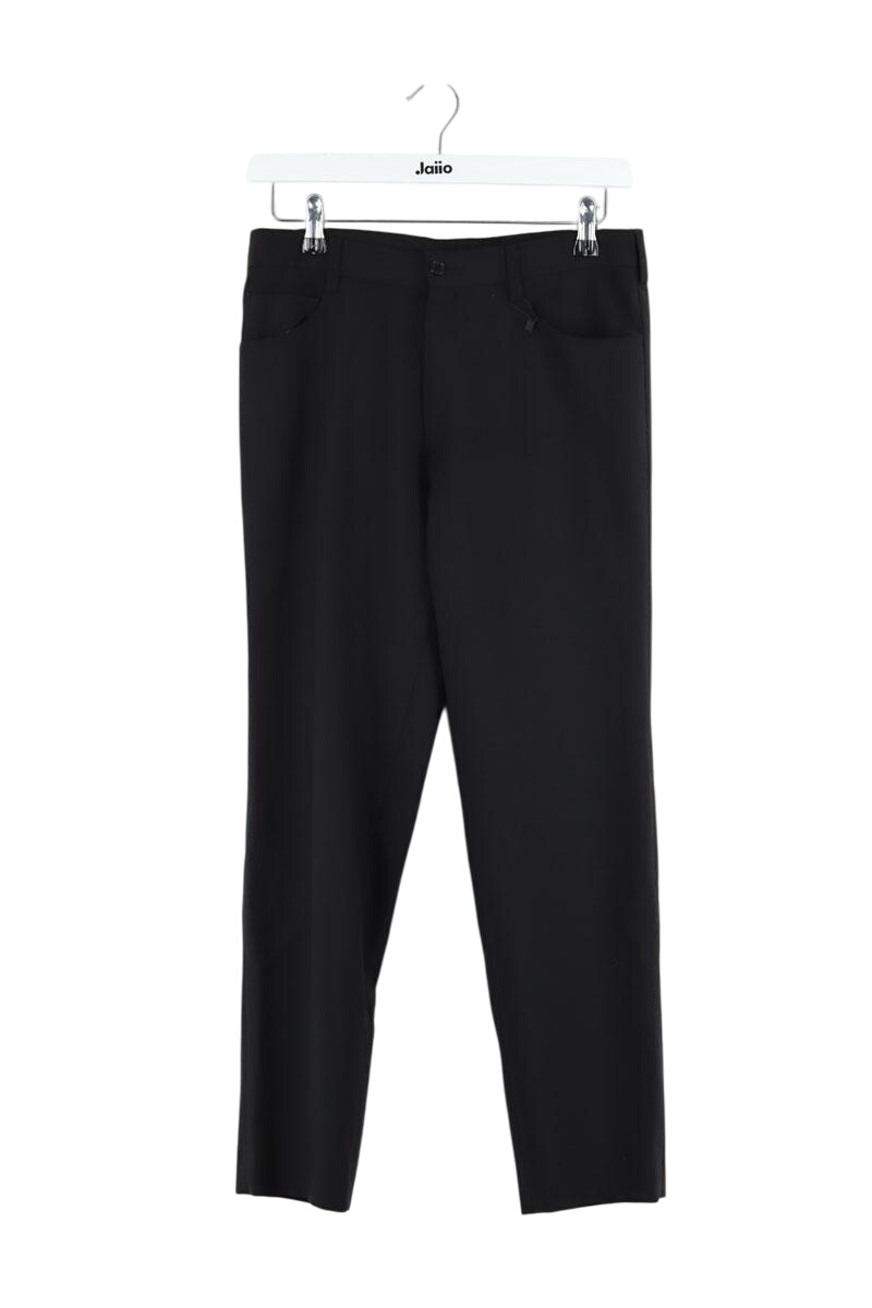 Bandol straight woollen trousers AGNES B. - Seconde Main Black