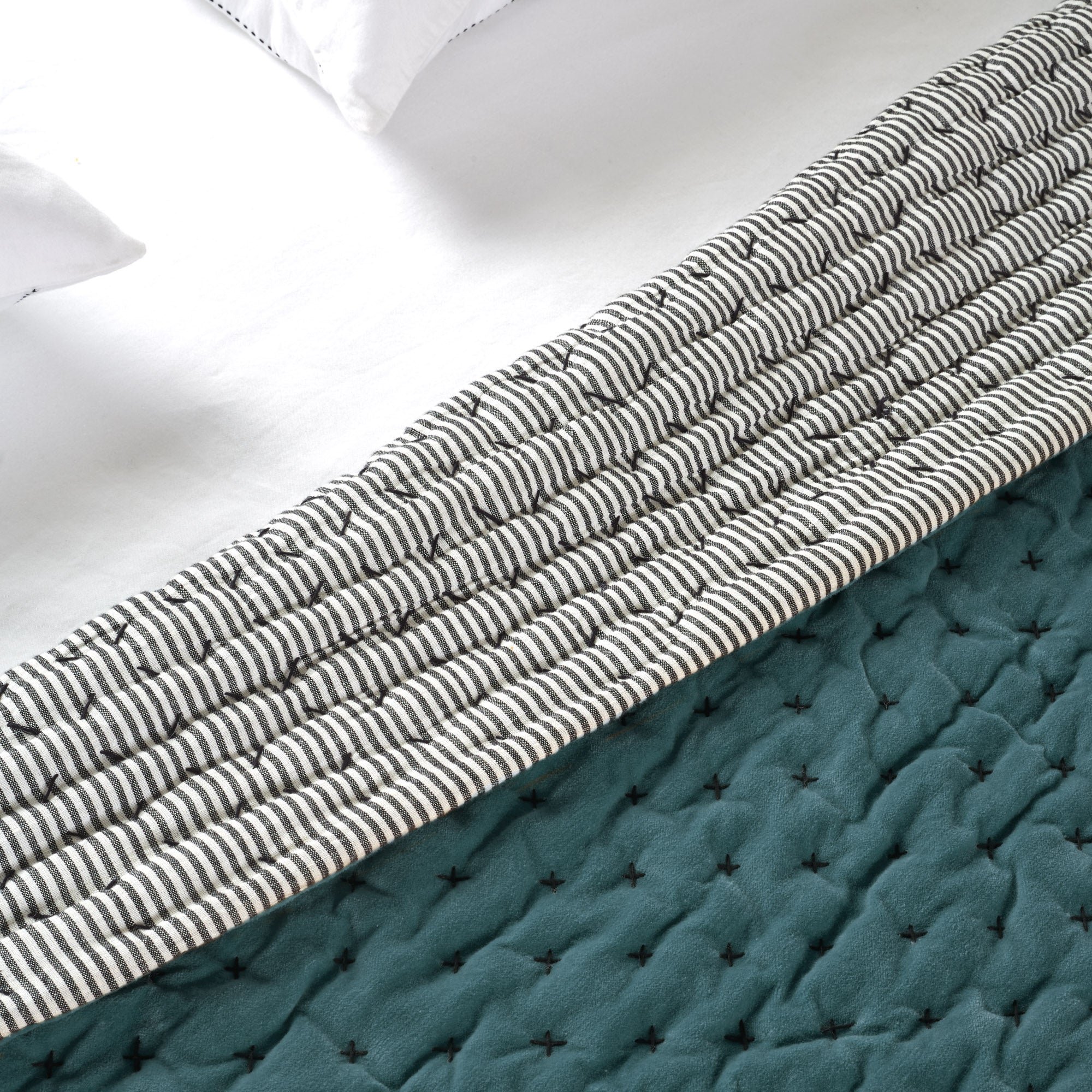 Couvre-lit matelassé Vert