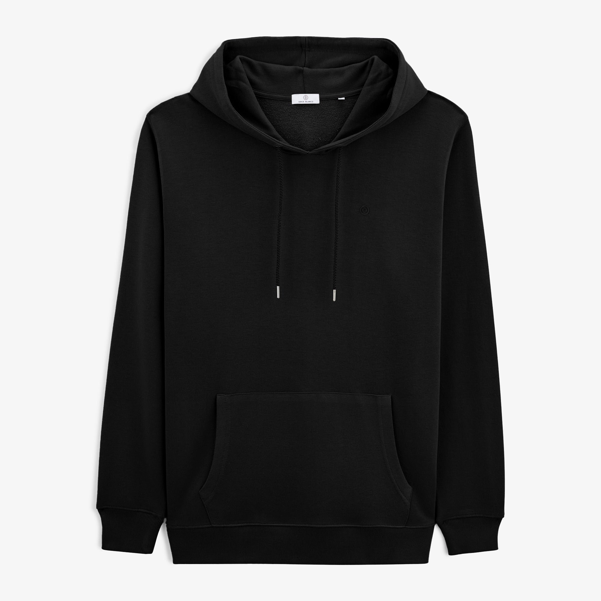 Hooded sweatshirt SERGE BLANCO Black