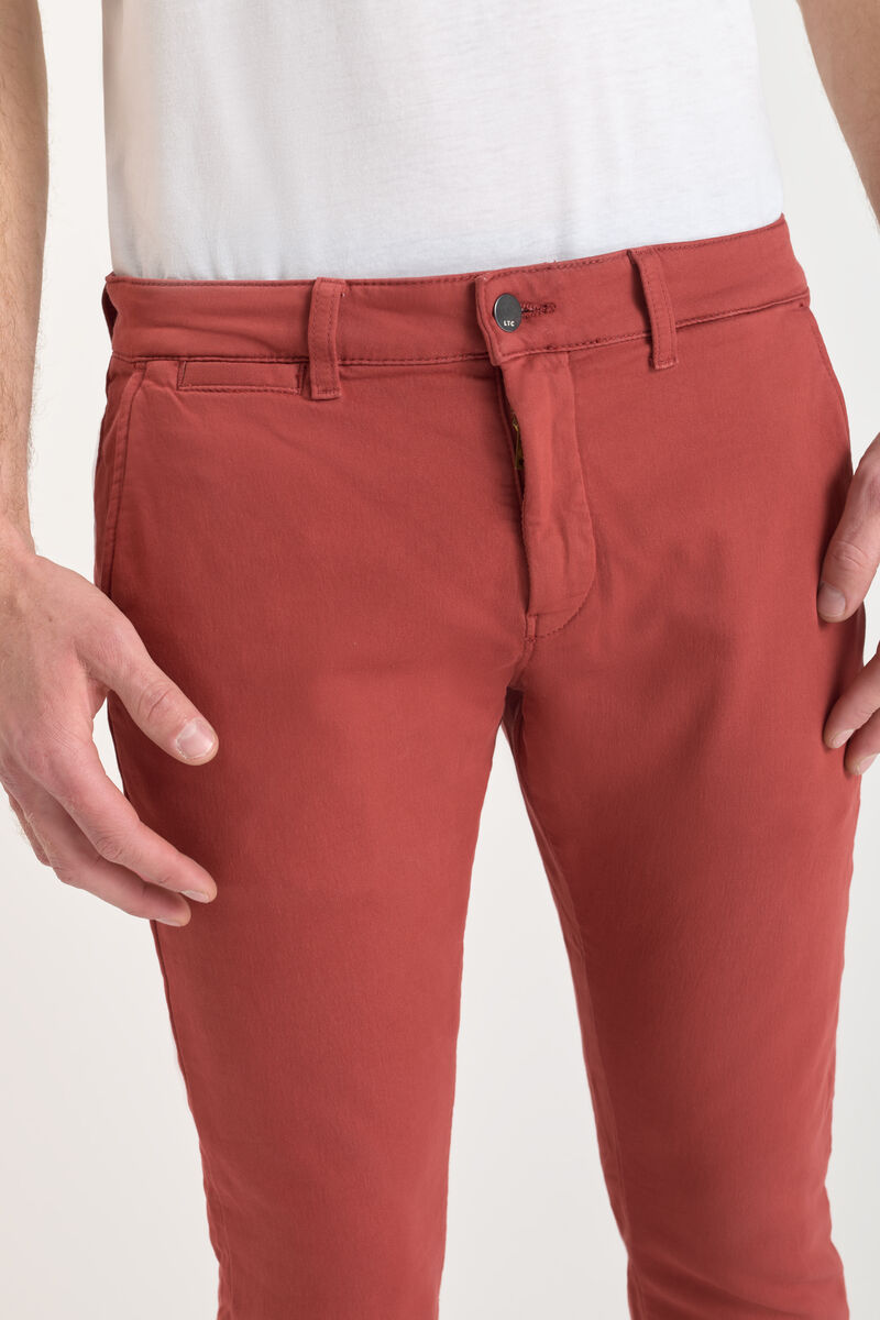 Chino pants LE TEMPS DES CERISES Red