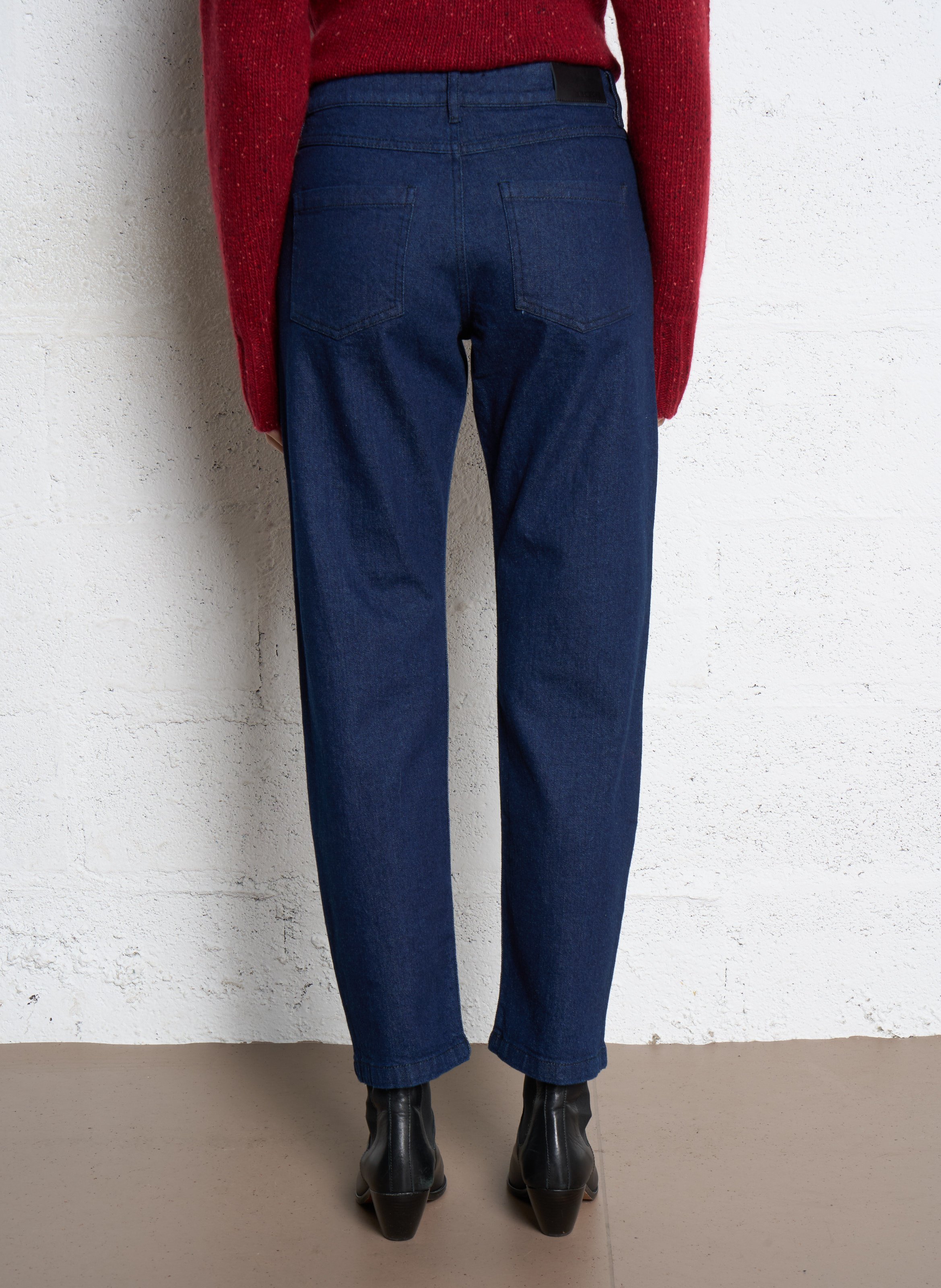 Gerade geschnittene Jeans aus Baumwoll-Mix IKKS Blau