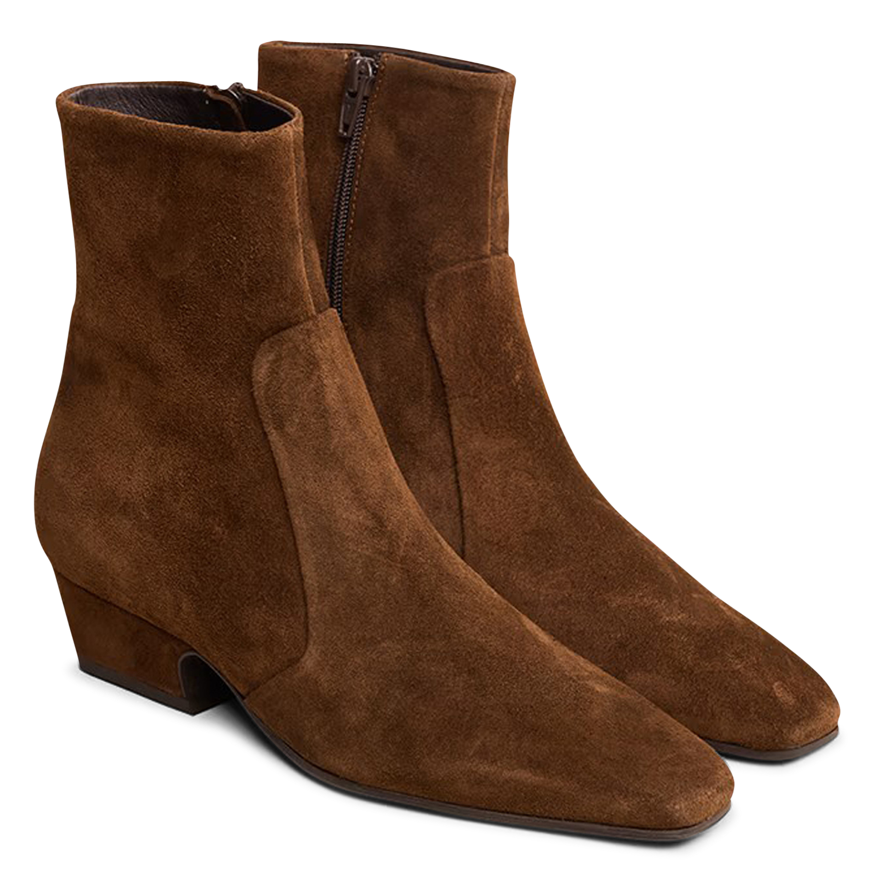 Bianca leather ankle boots JONAK Brown