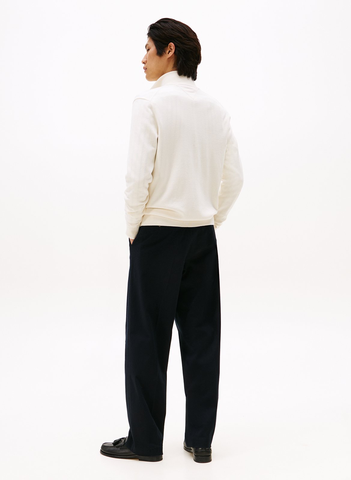 Sleeveless denim shirt with classic collar TOMMY HILFIGER Yellow