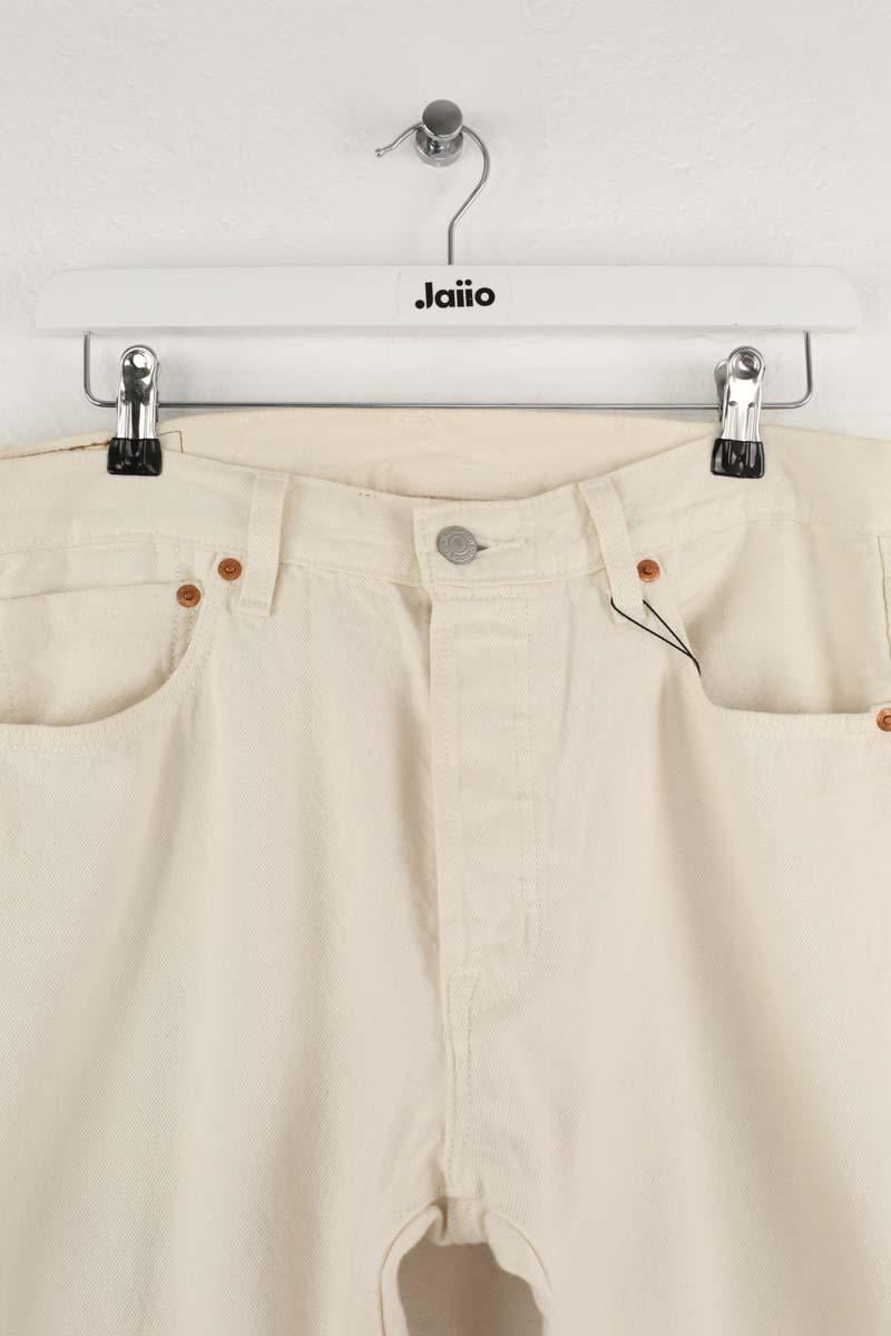 501 straight jeans LEVI'S - Seconde main White