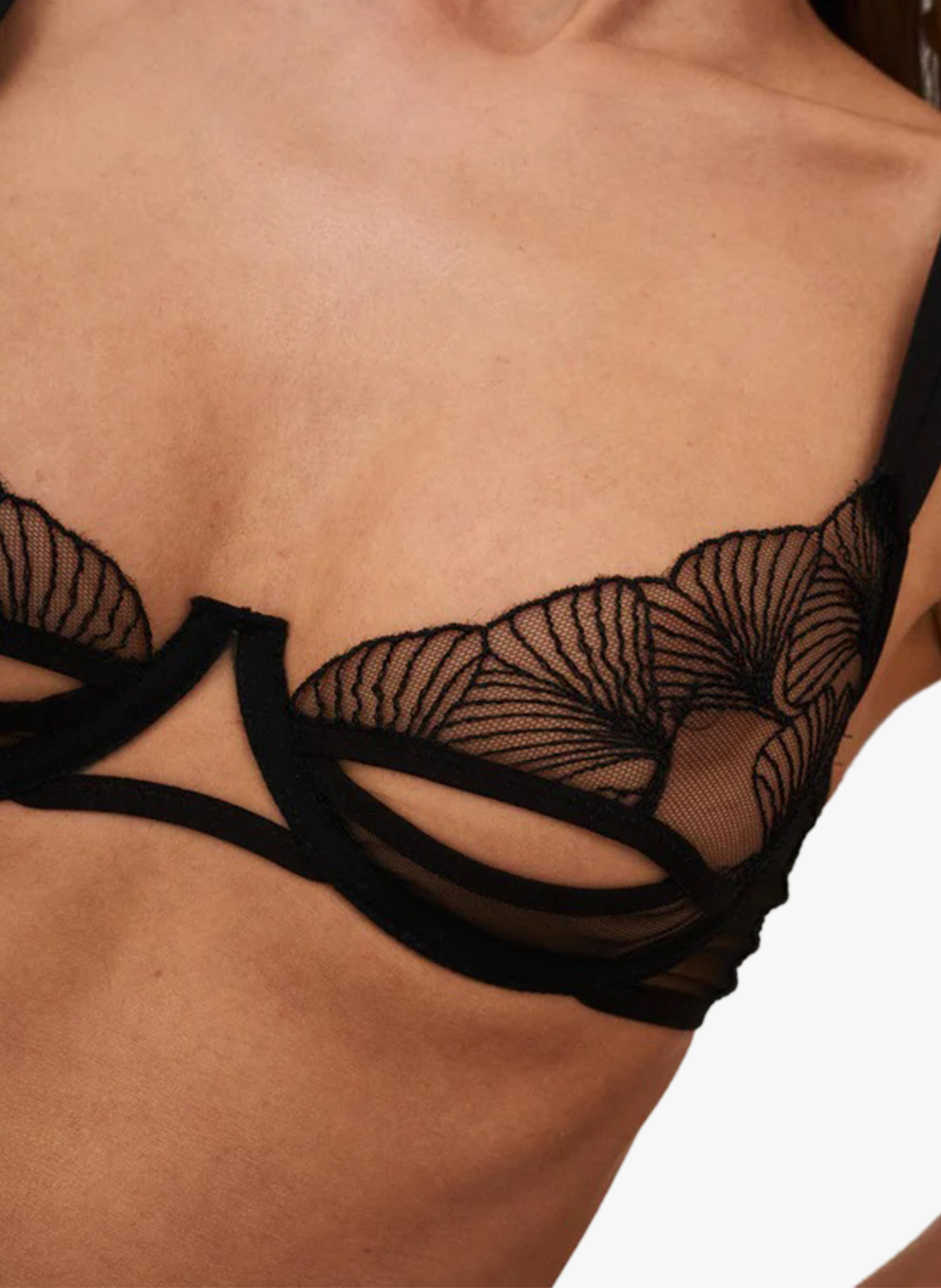 Kanten beugelbeha UNDRESS CODE Zwart