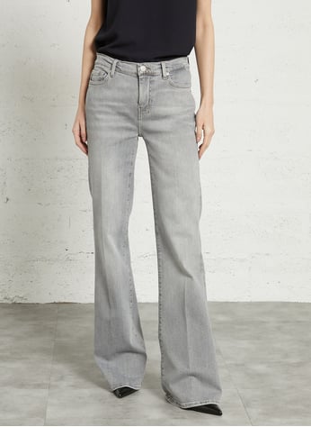 Jean Jambes semi-évasées Coupe Flottante - Gris denim foncé - ENFANT Jean Jambes semi-évasées Coupe Flottante - Gris denim foncé - ENFANT
