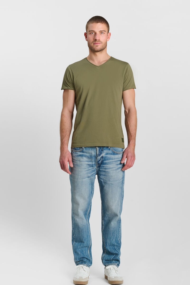 Tommy Badge T-shirt LE TEMPS DES CERISES Khaki