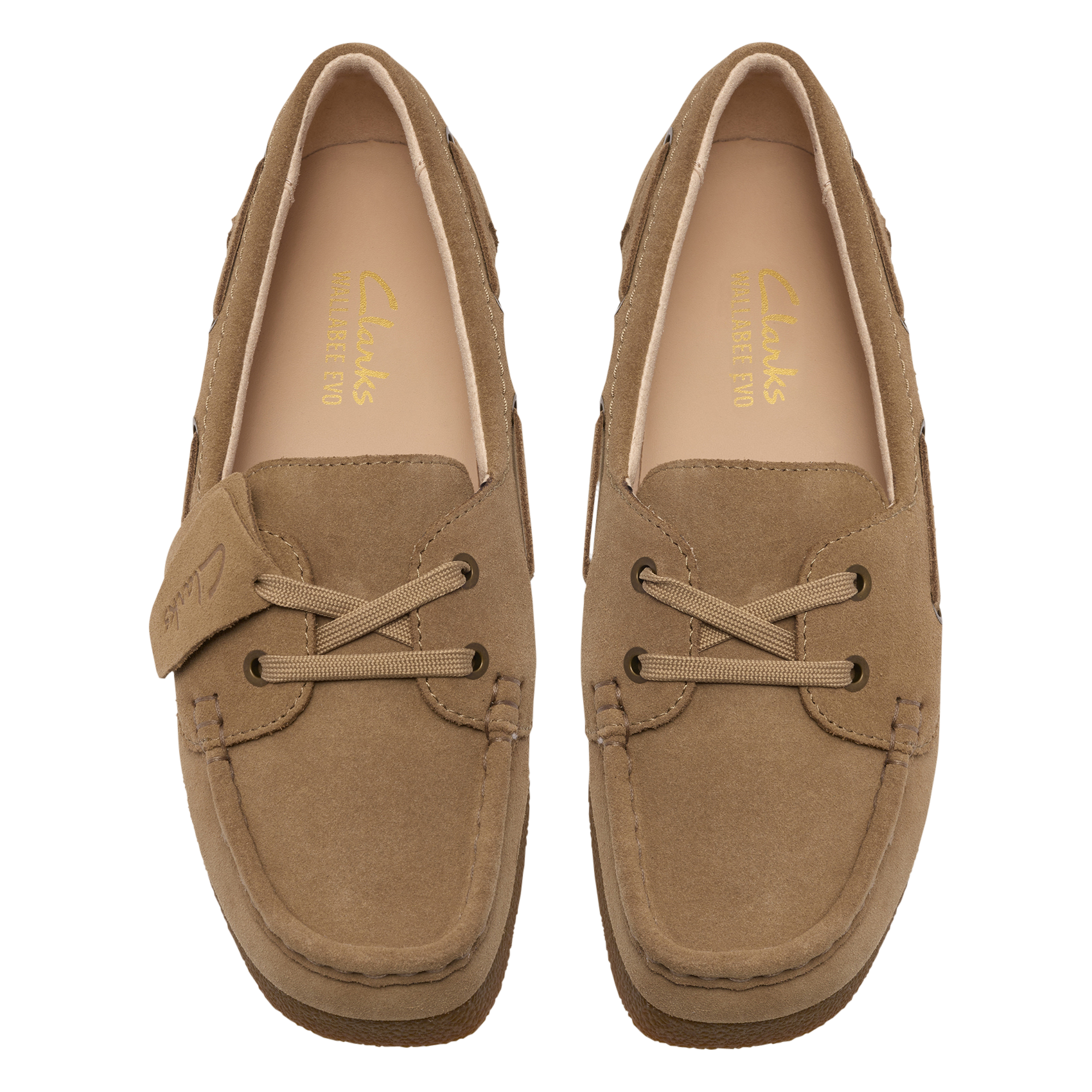 Leather loafers CLARKS Brown