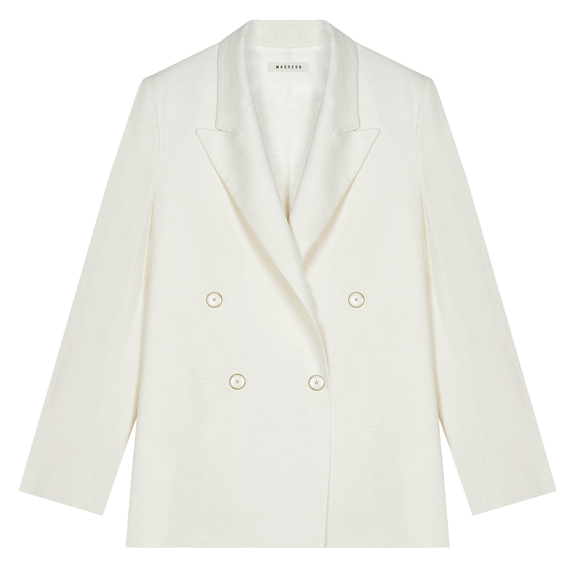 Cotton suit jacket MASSCOB White