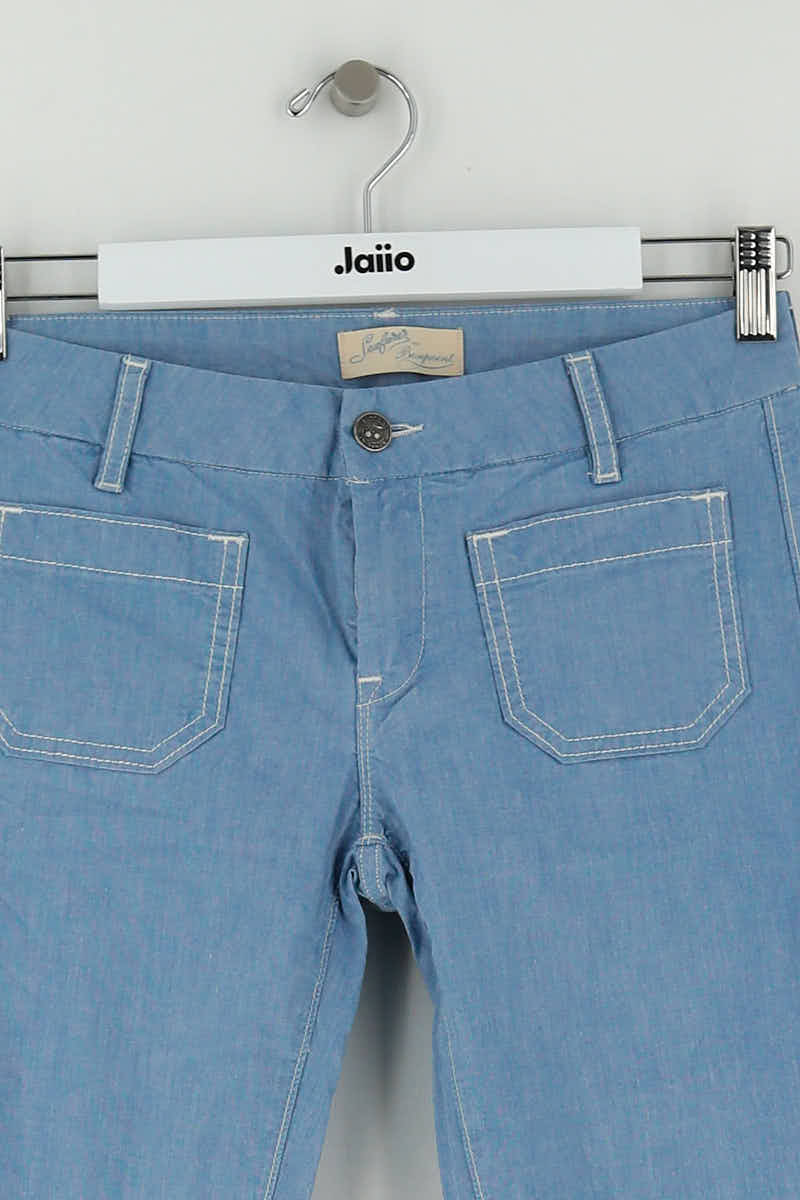 Jean bootcut BONPOINT - Seconde Main Bleu