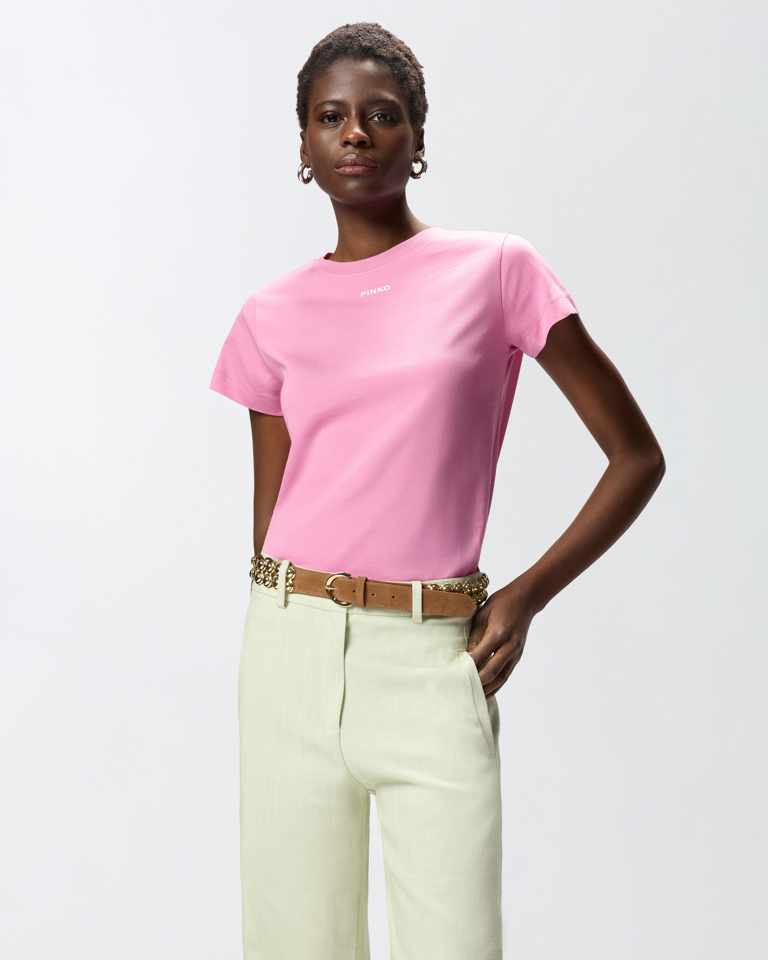 T-shirt à logo pinko PINKO