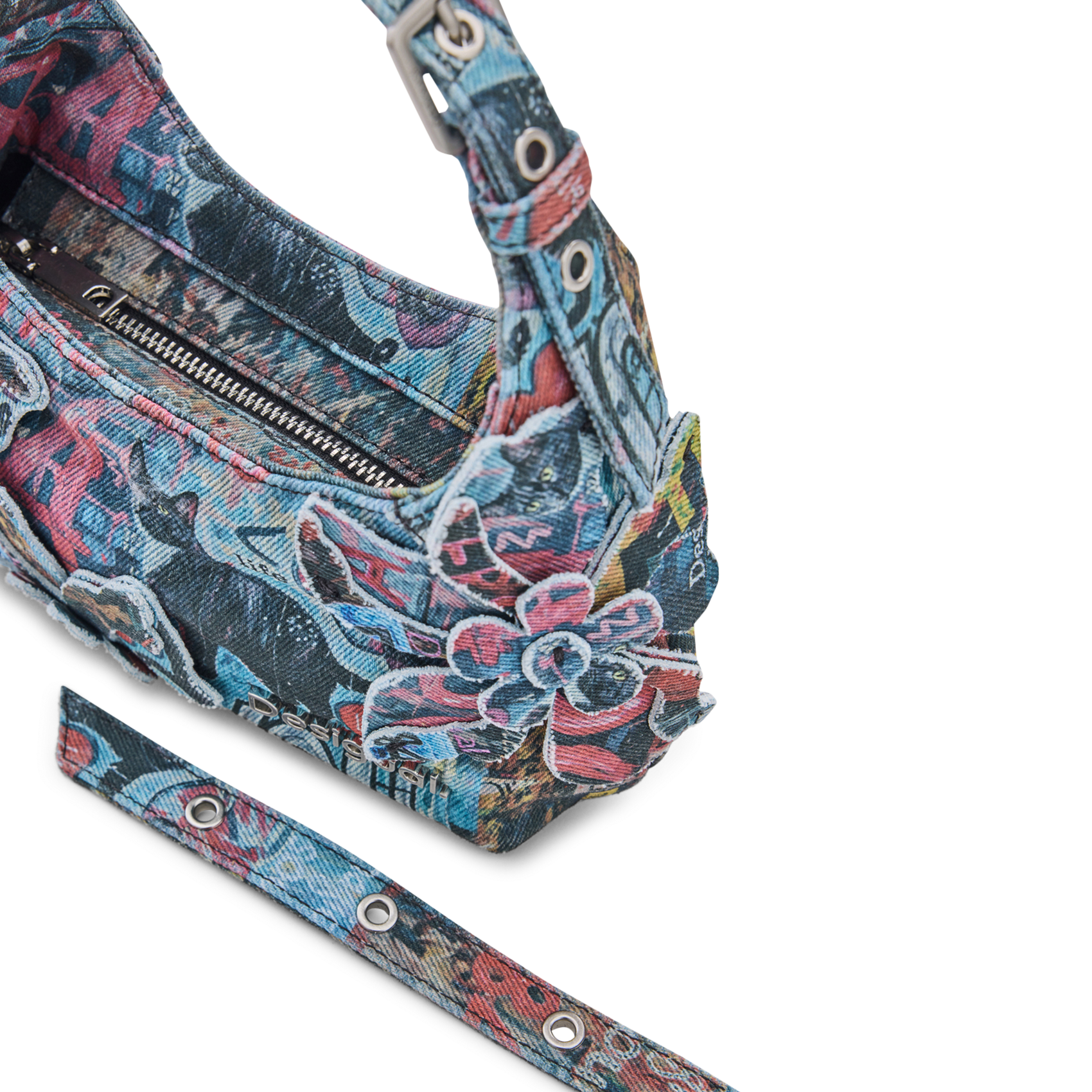 Sac à main en coton DESIGUAL Multicolore