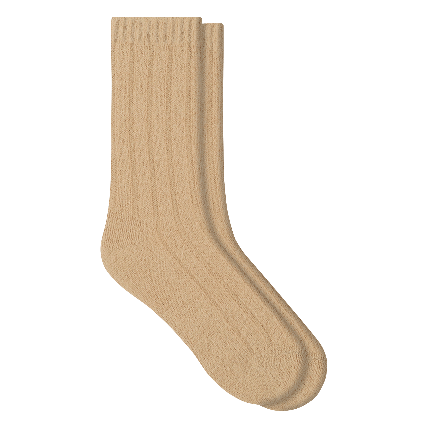 Ribbed mid-calf socks BLEUFORET