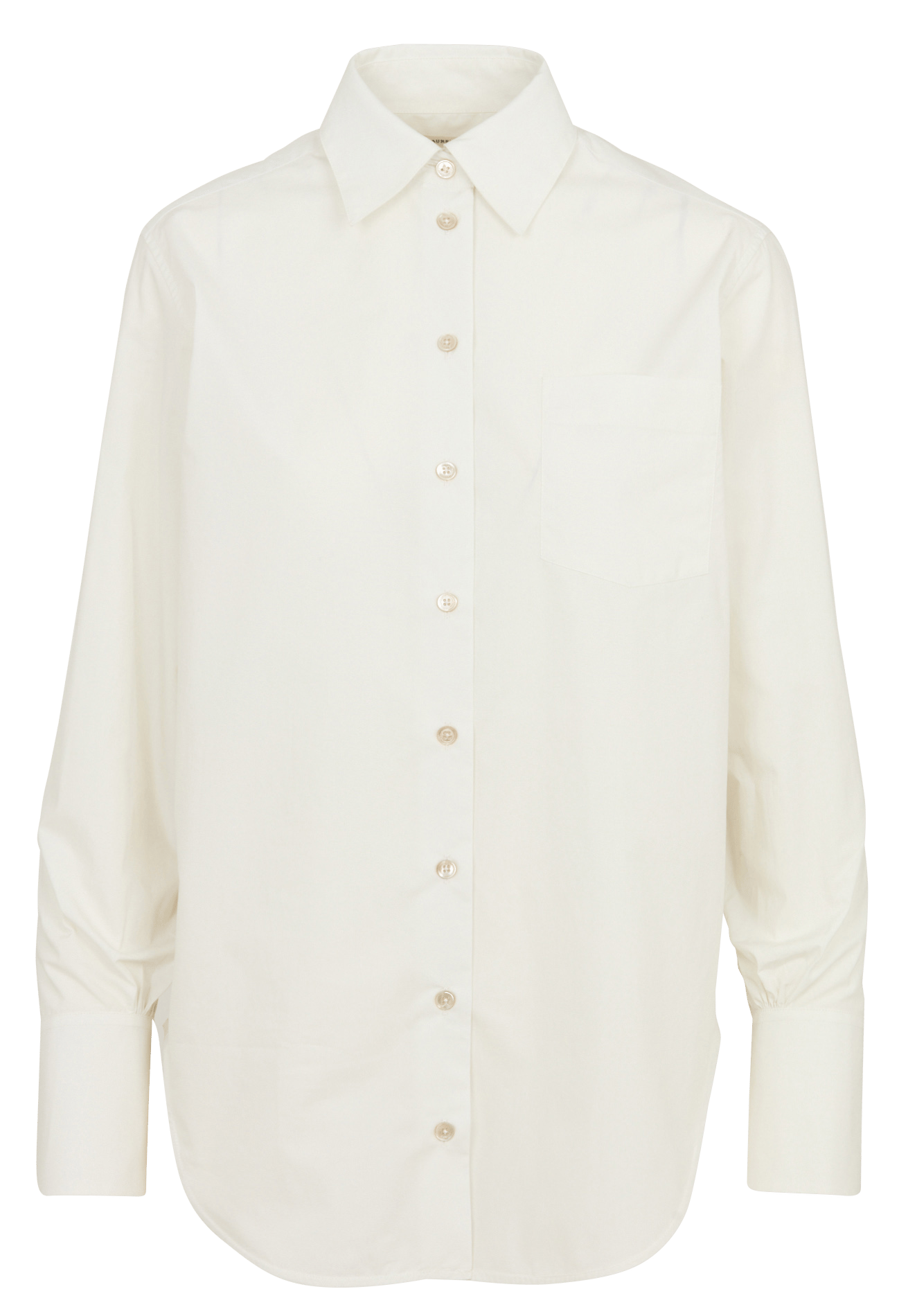 Chemise droite col classique en coton LAURENCE BRAS