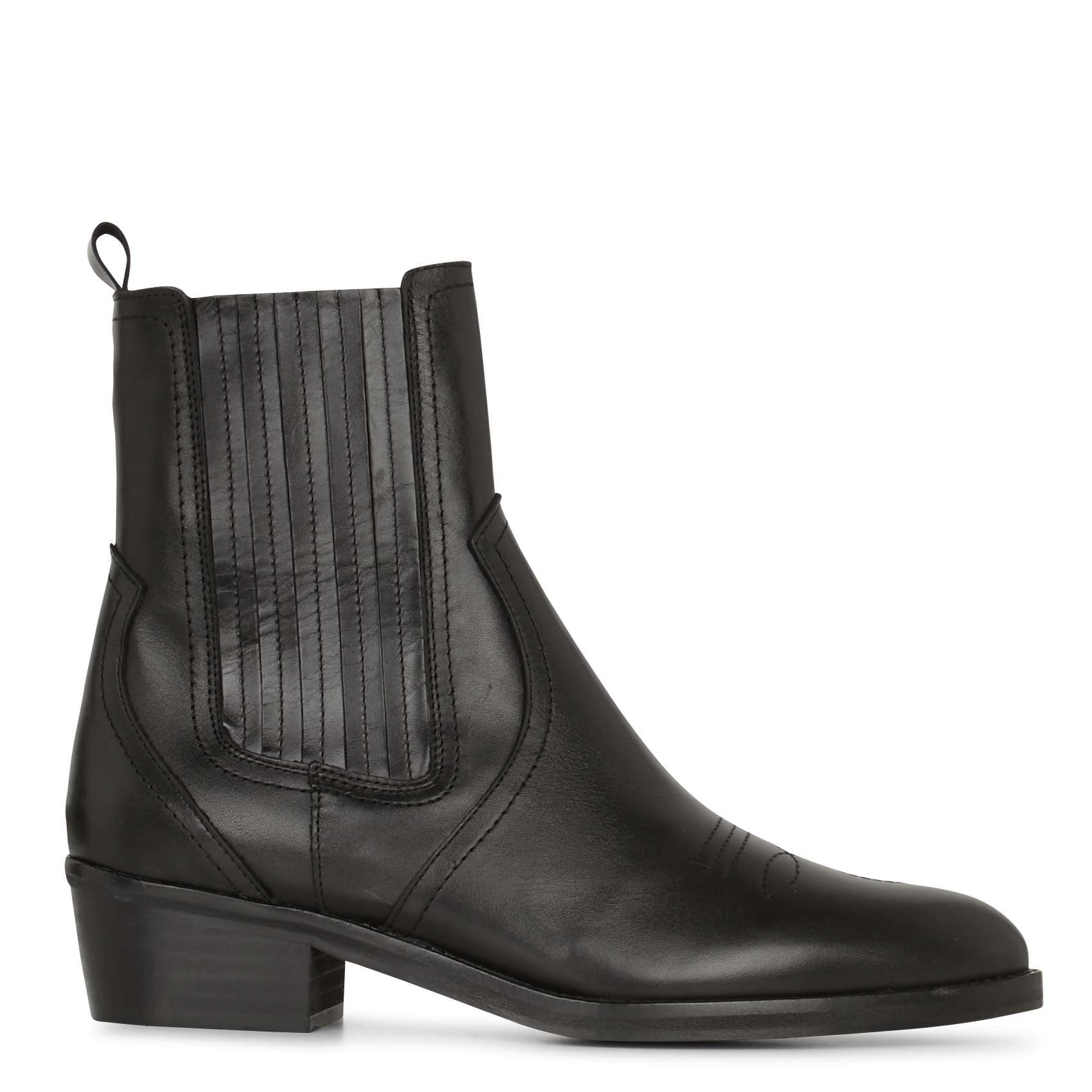 Bottinnes en cuir MELLOW YELLOW Noir