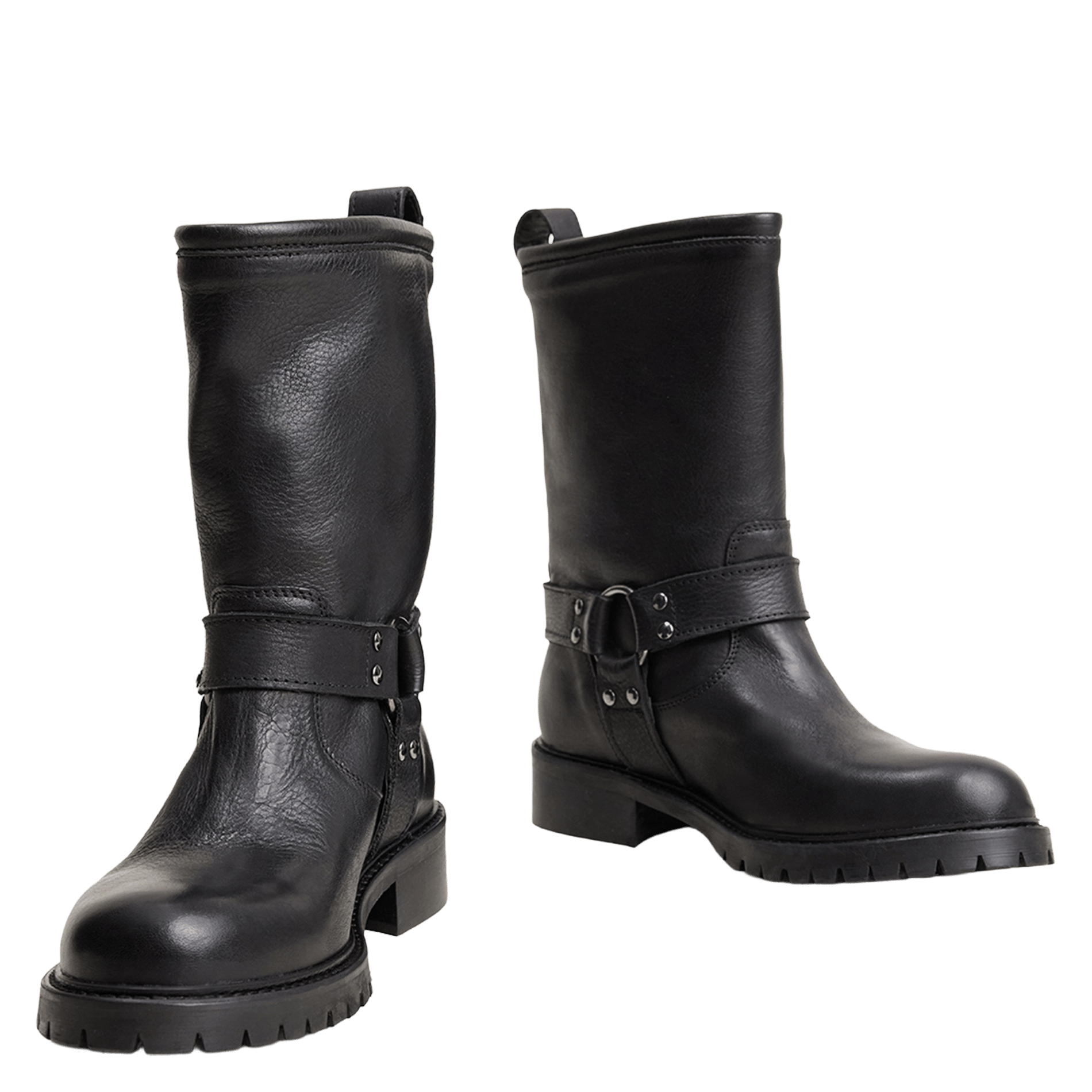 Bottes en cuir JONAK Noir