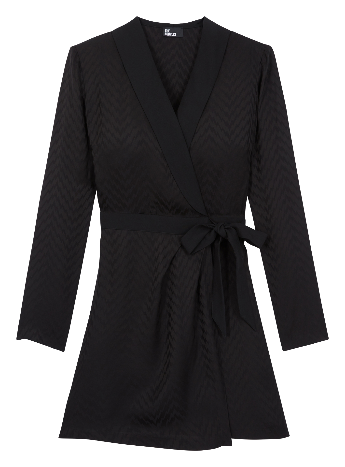 Short wrap dress THE KOOPLES Black