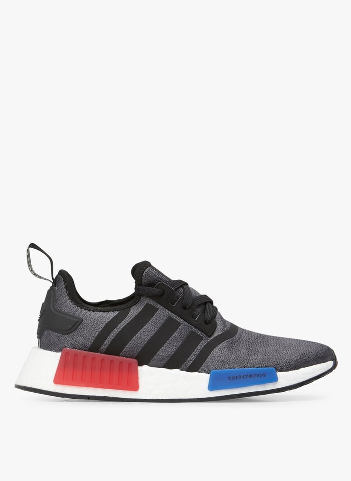 Black top canvas nmd