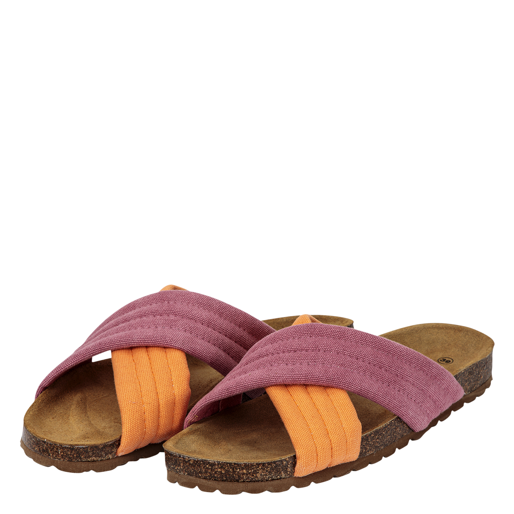 Organic cotton open wedge sandals BOBO CHOSES Pink