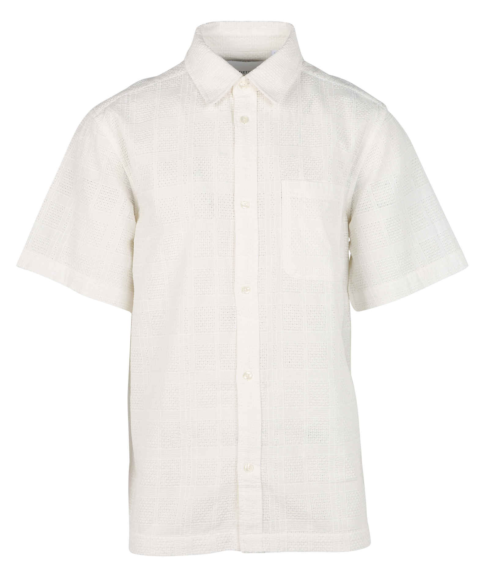 Chemise droite col classique en coton LES DEUX Beige