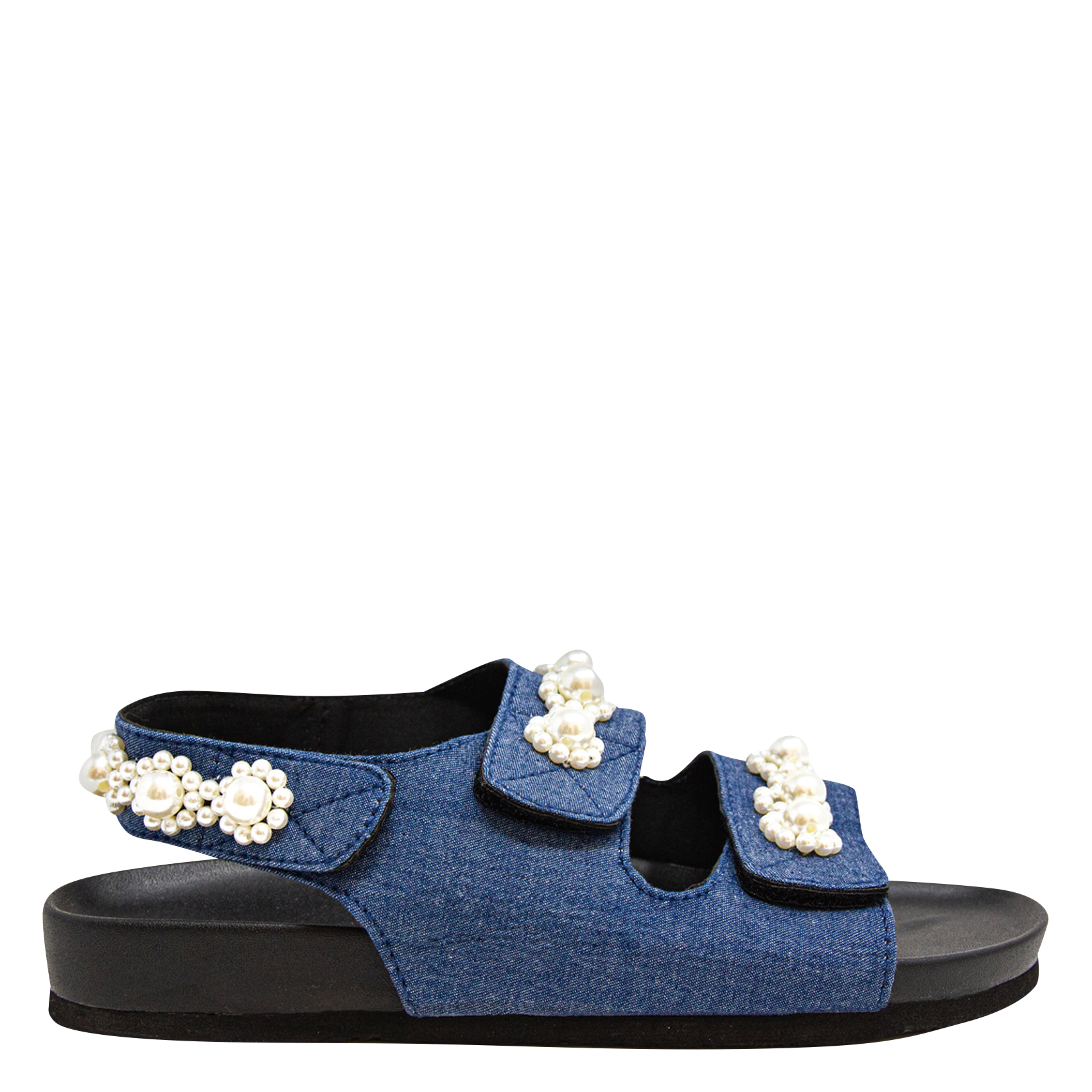 Platte sandalen van katoen ARIZONA LOVE Blauw