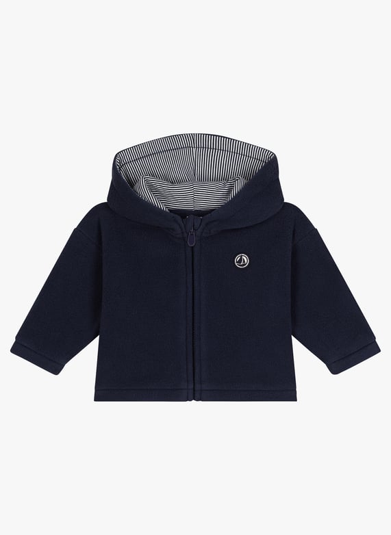 Sweat a capuche droit Bleu