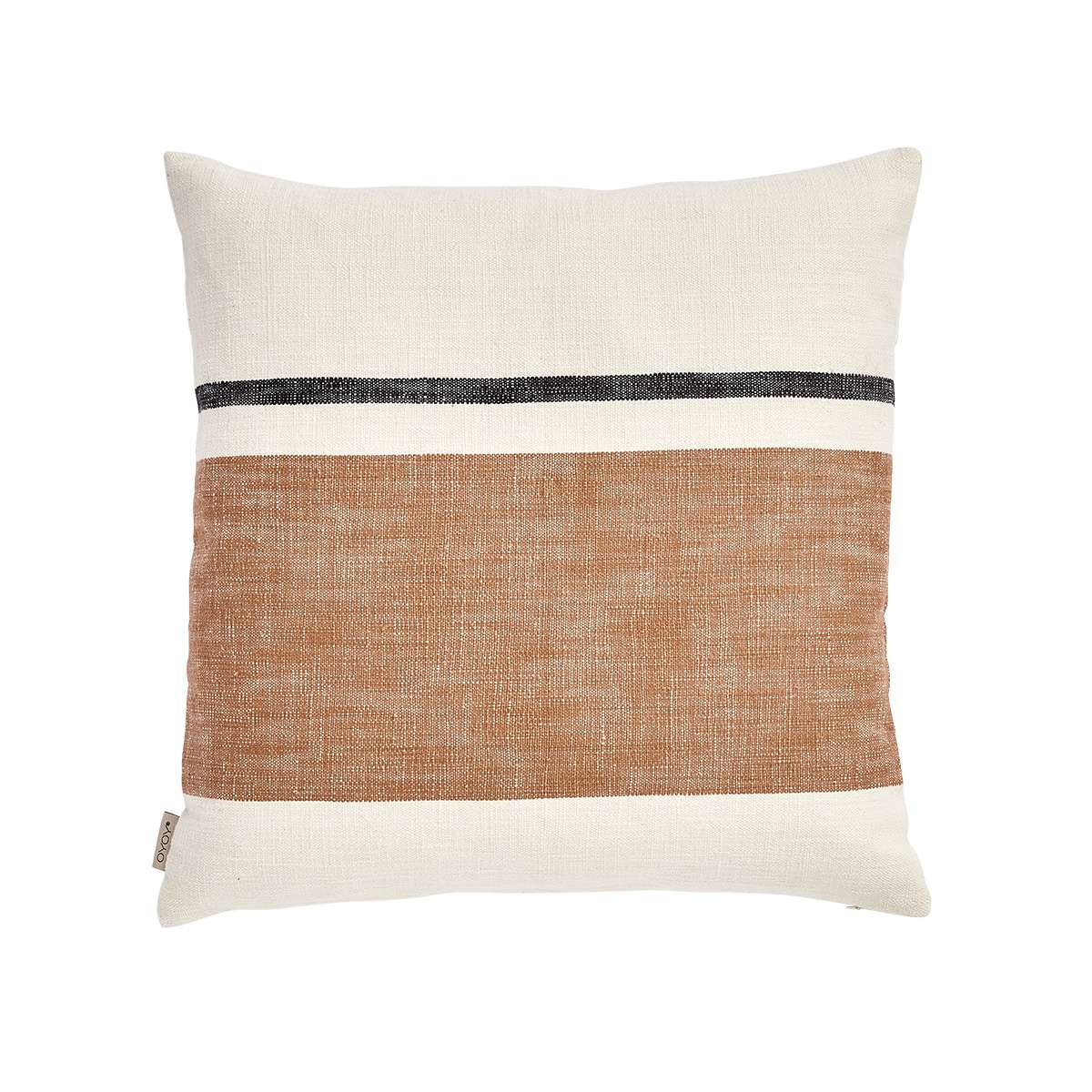 Square cotton cushion OYOY LIVING DESIGN Brown