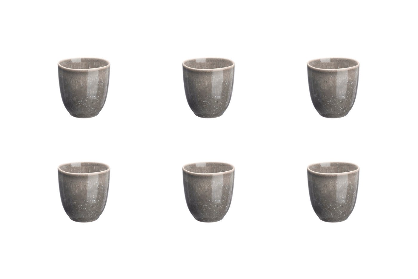 Stellar cup 15cl - 6 pieces - concrete gray BJORN Grey
