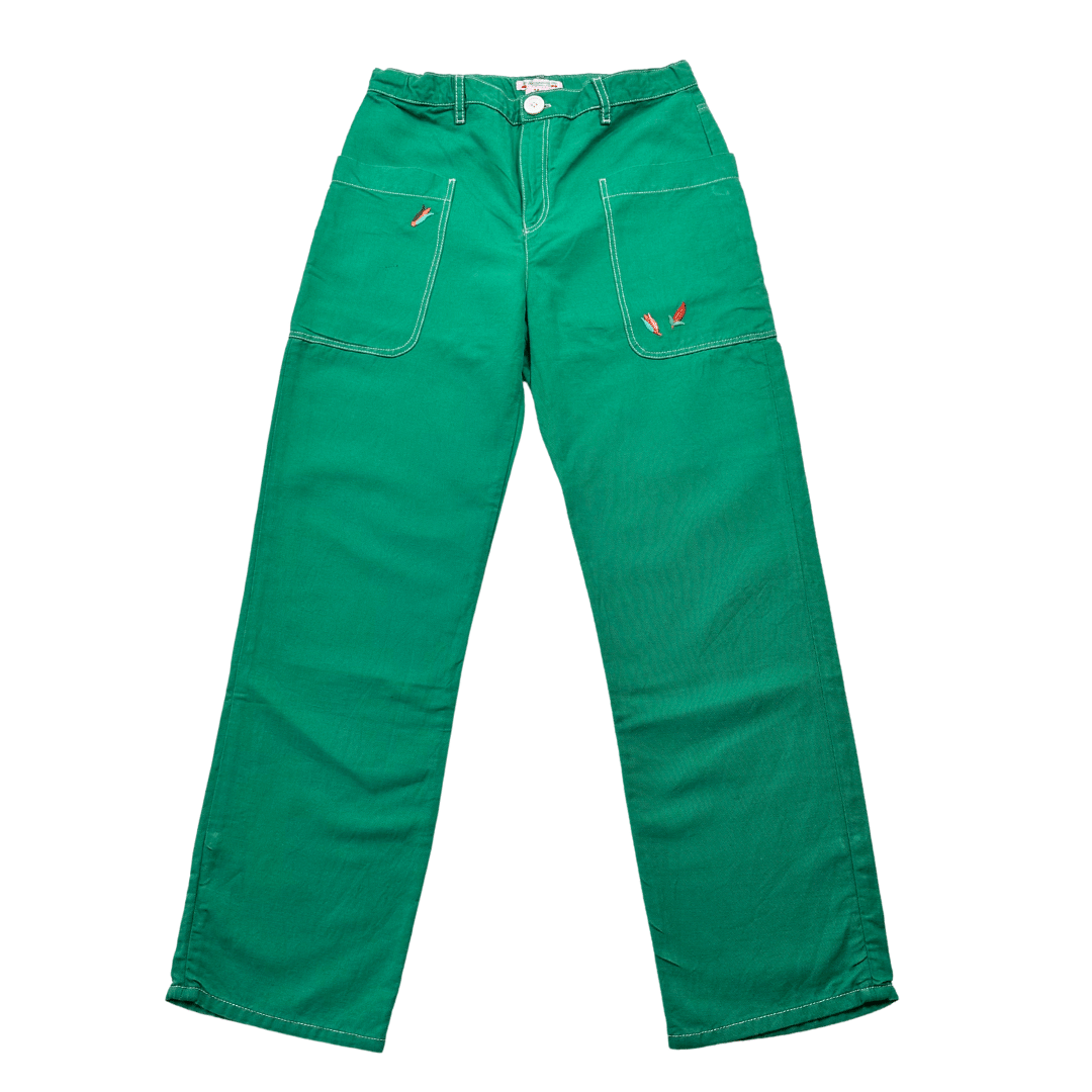 Green Children's Pants - 14 years BONPOINT - Seconde Main Green