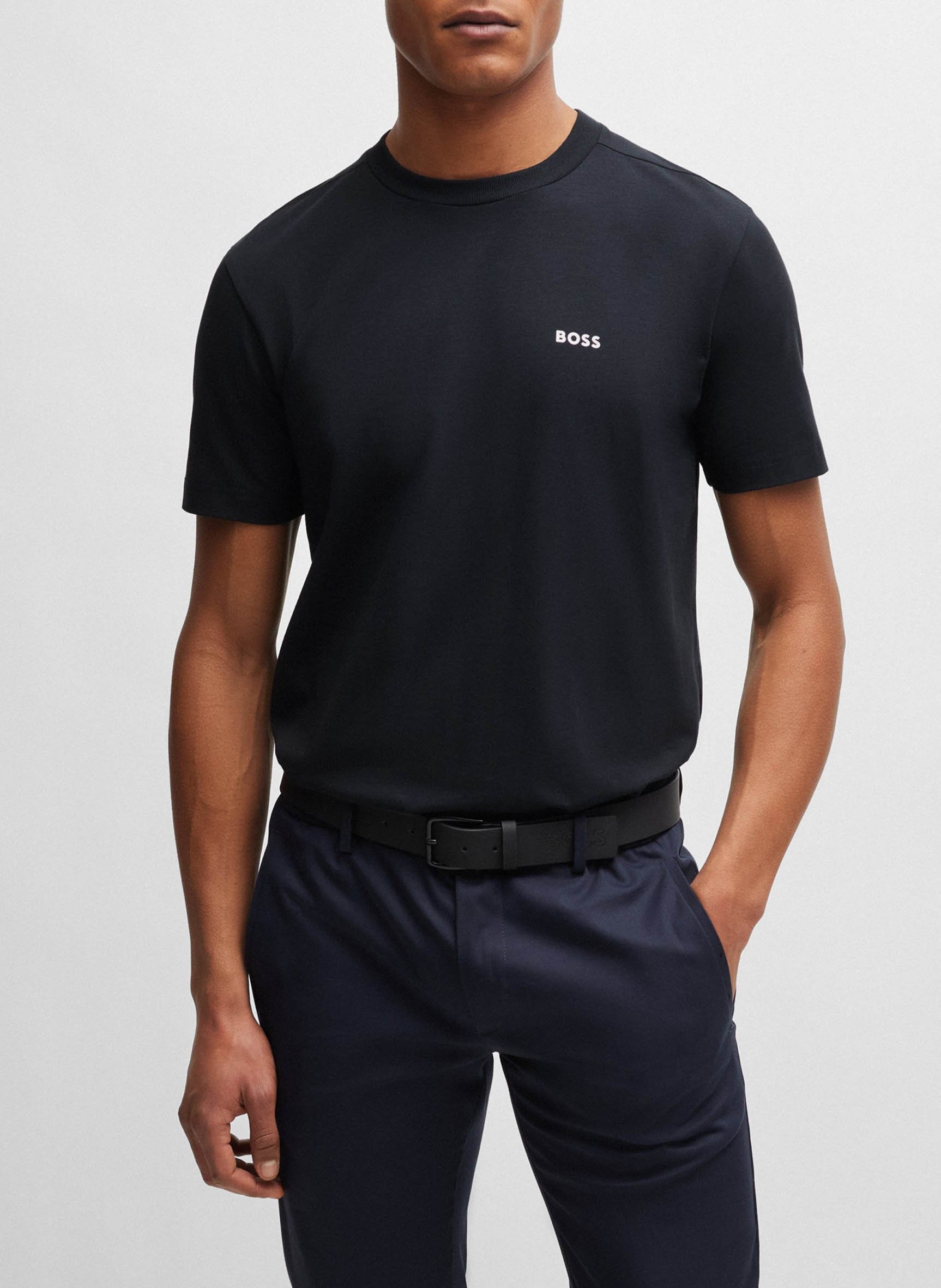 Basic cotton-mix T-shirt BOSS