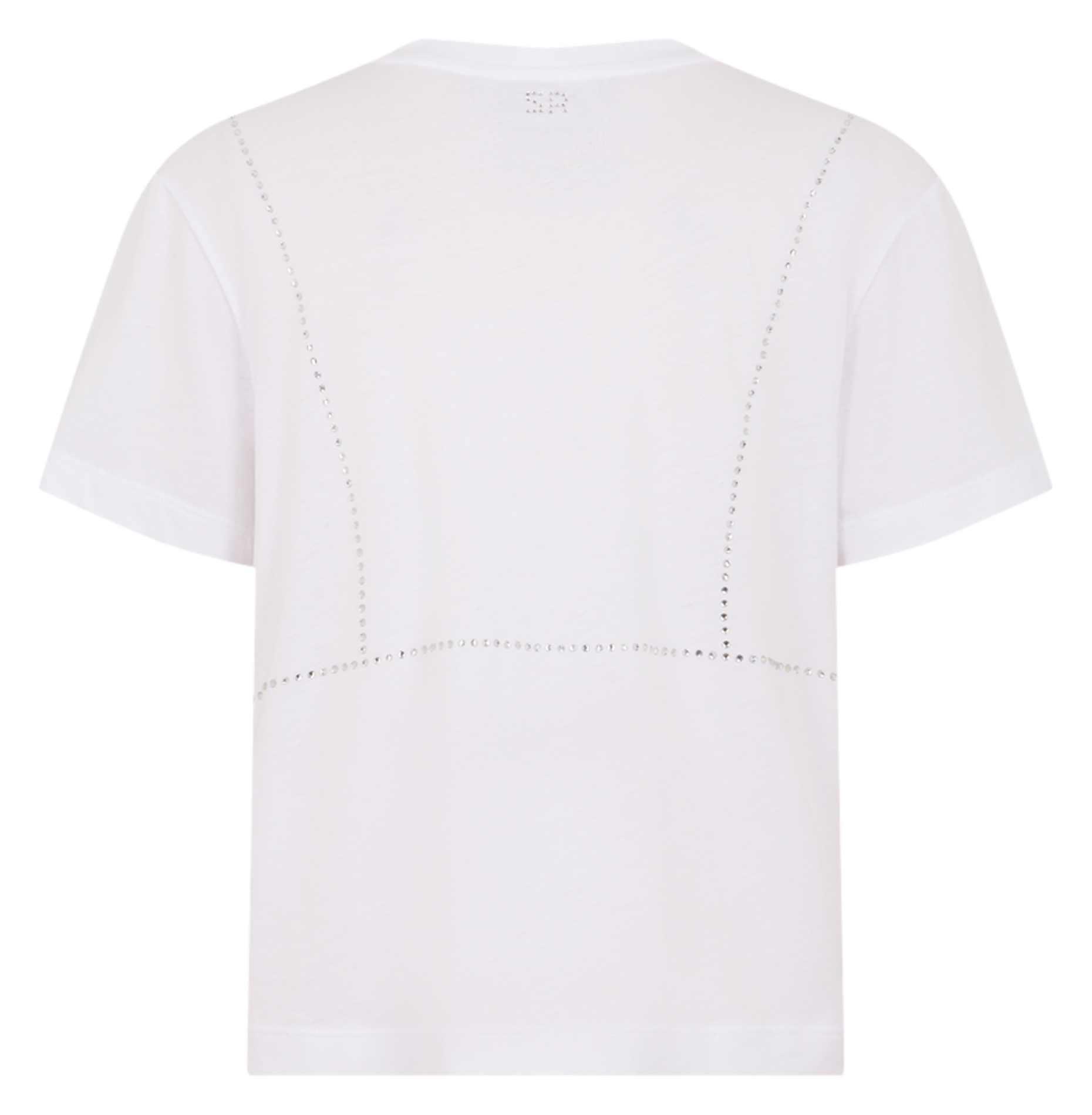 Organic cotton trompe l'oeil t-shirt SONIA RYKIEL White